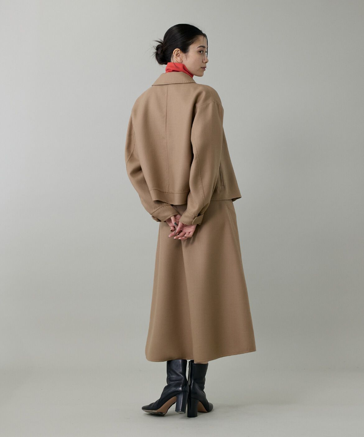 INED「《大きいサイズ》ダブルフェイスブルゾン」|その他|