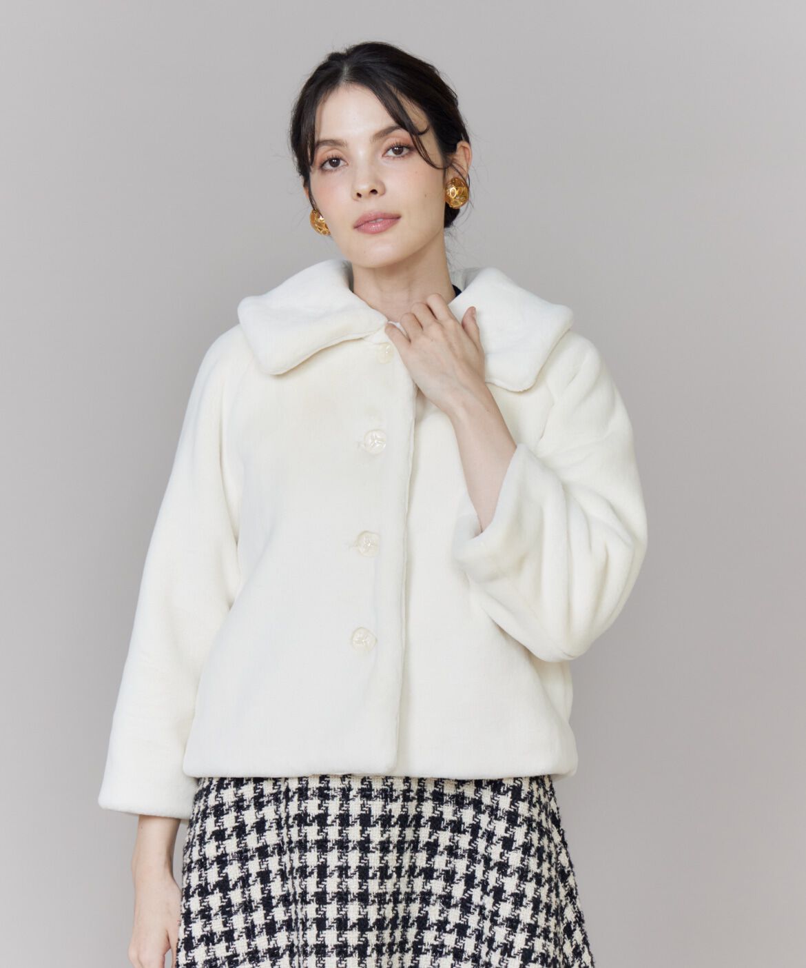 Maglie le cassetto「《M Maglie le cassetto》ふわふわファーブルゾン」|その他|