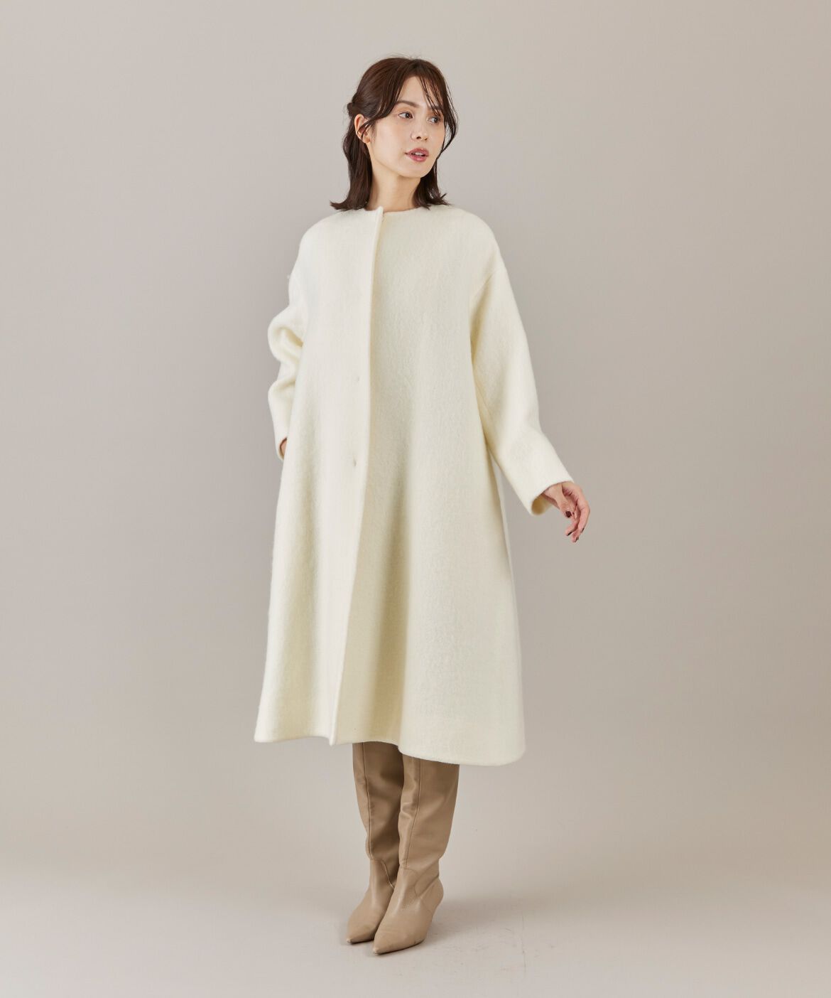 Maglie le cassetto「モヘヤテントラインコート《WEB限定》」|その他|