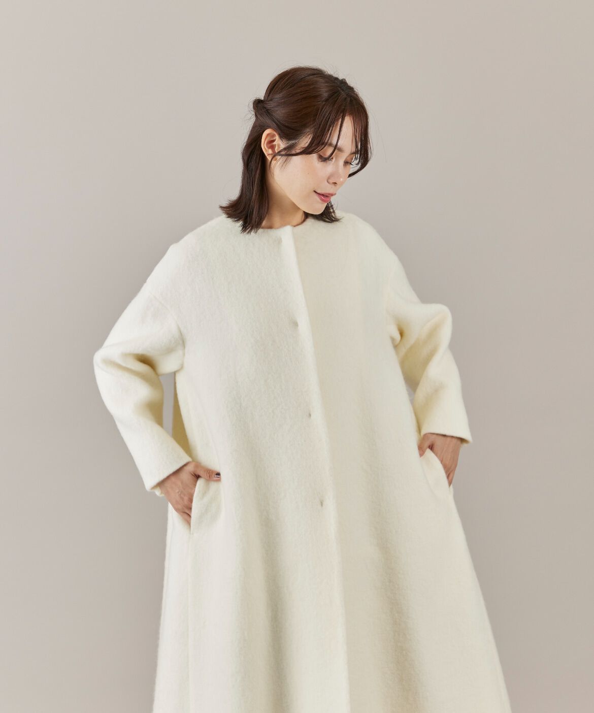 Maglie le cassetto「モヘヤテントラインコート《WEB限定》」|その他|