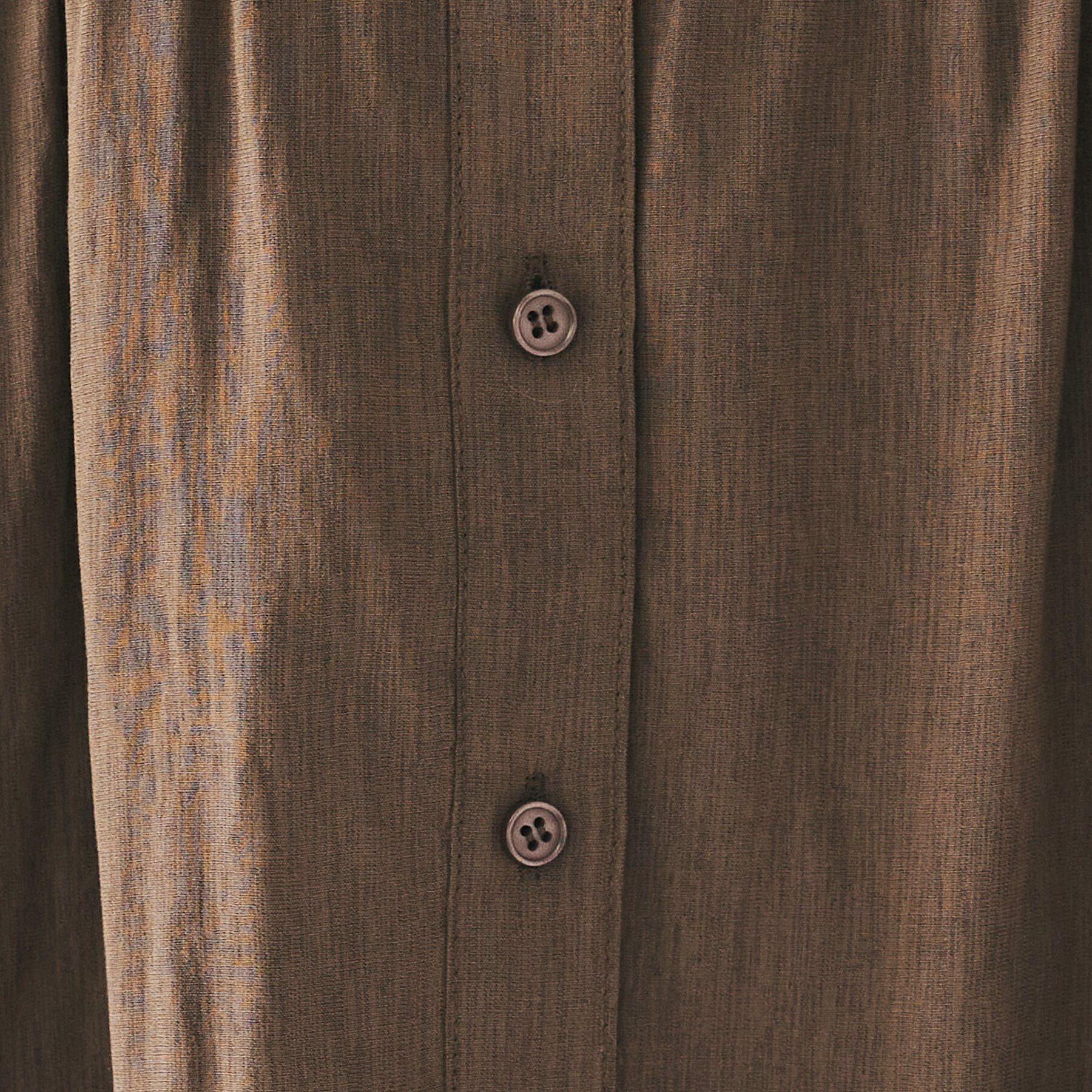 UNTITLED「【大人な透け感/前開きボタン】シアーチュニックブラウス」|シャツ・ブラウス|