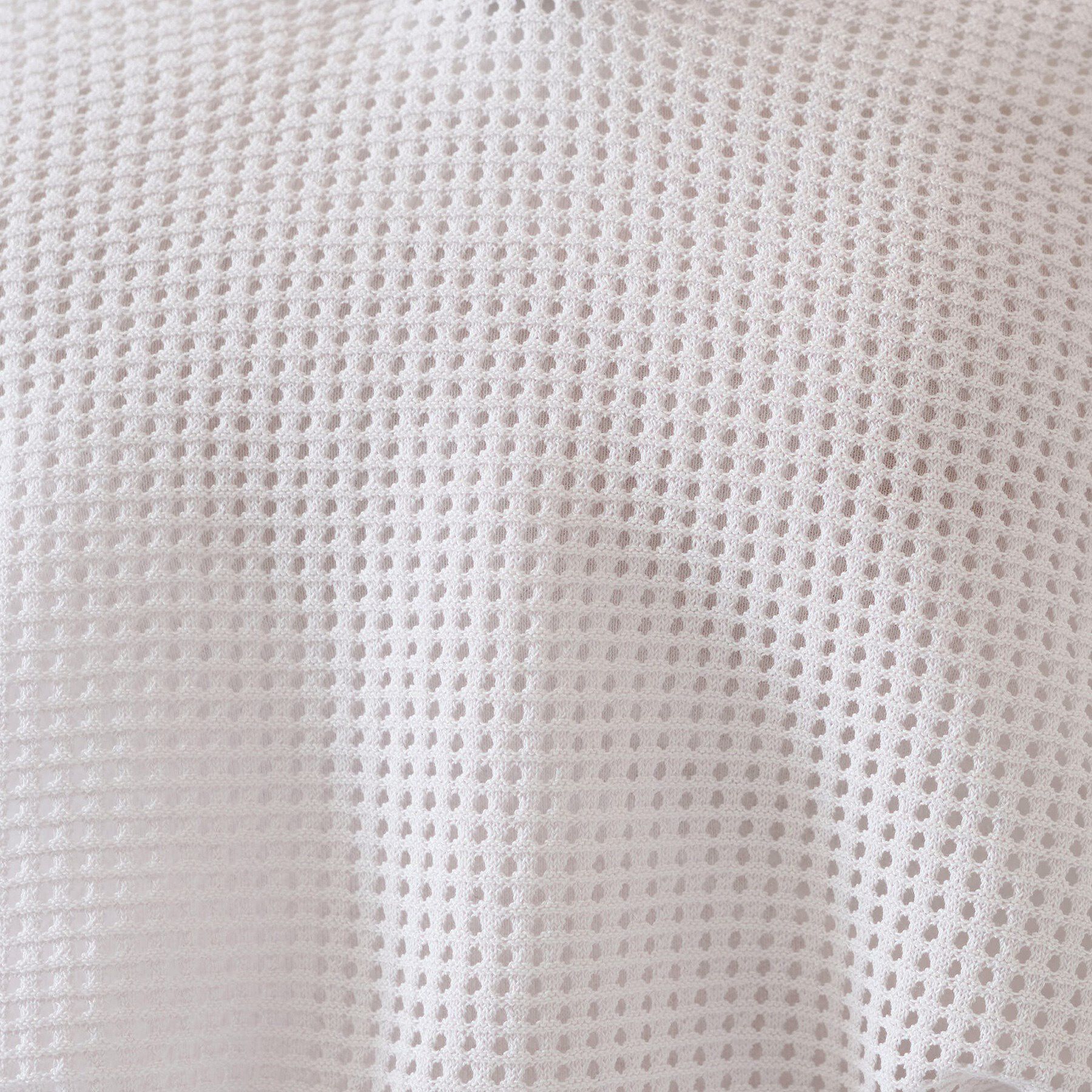 UNTITLED「【七分袖/春夏素材】メッシュ衿付きニット」|ニット・セーター|