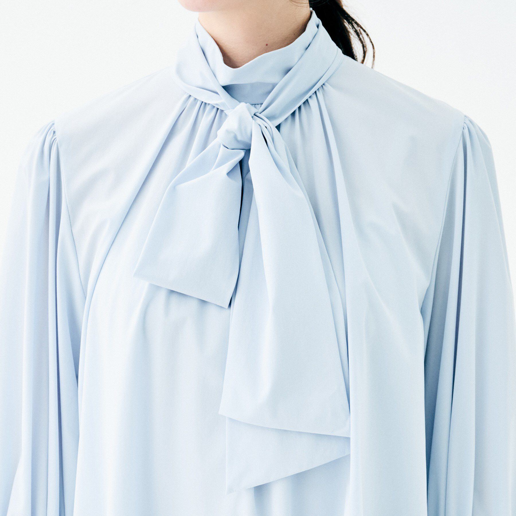 UNTITLED「【UV機能/はっ水/セレモニー】2WAYボウタイブラウス」|シャツ・ブラウス|