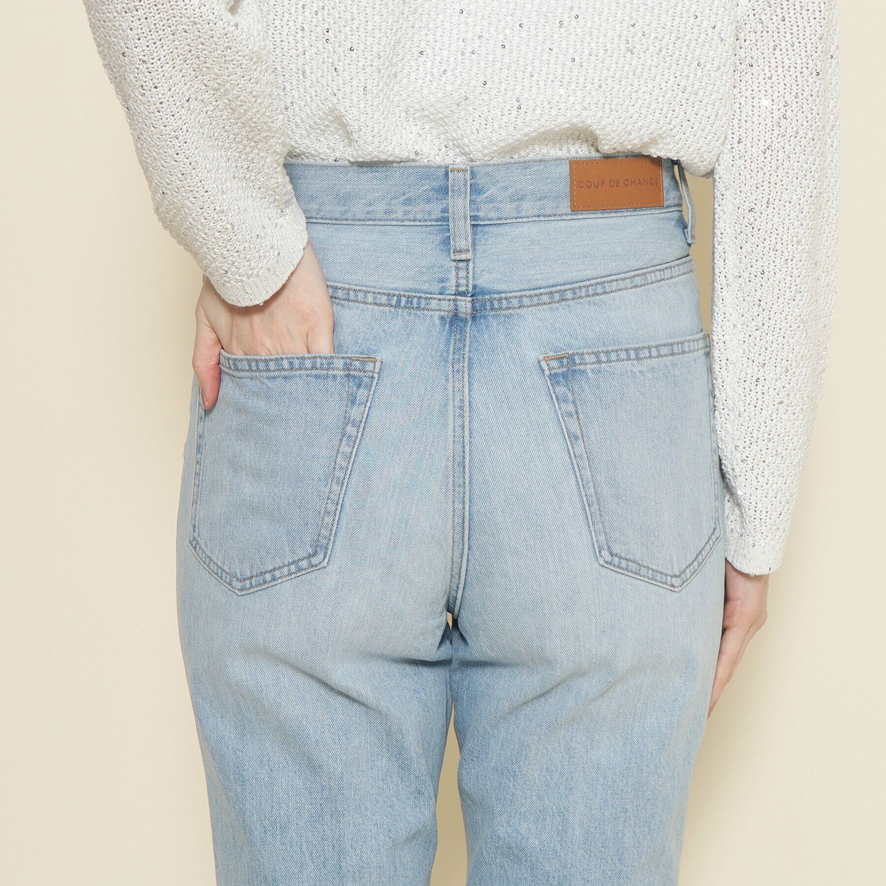 COUP DE CHANCE「【環境に配慮したデニム】細身デニムパンツ」|デニム|