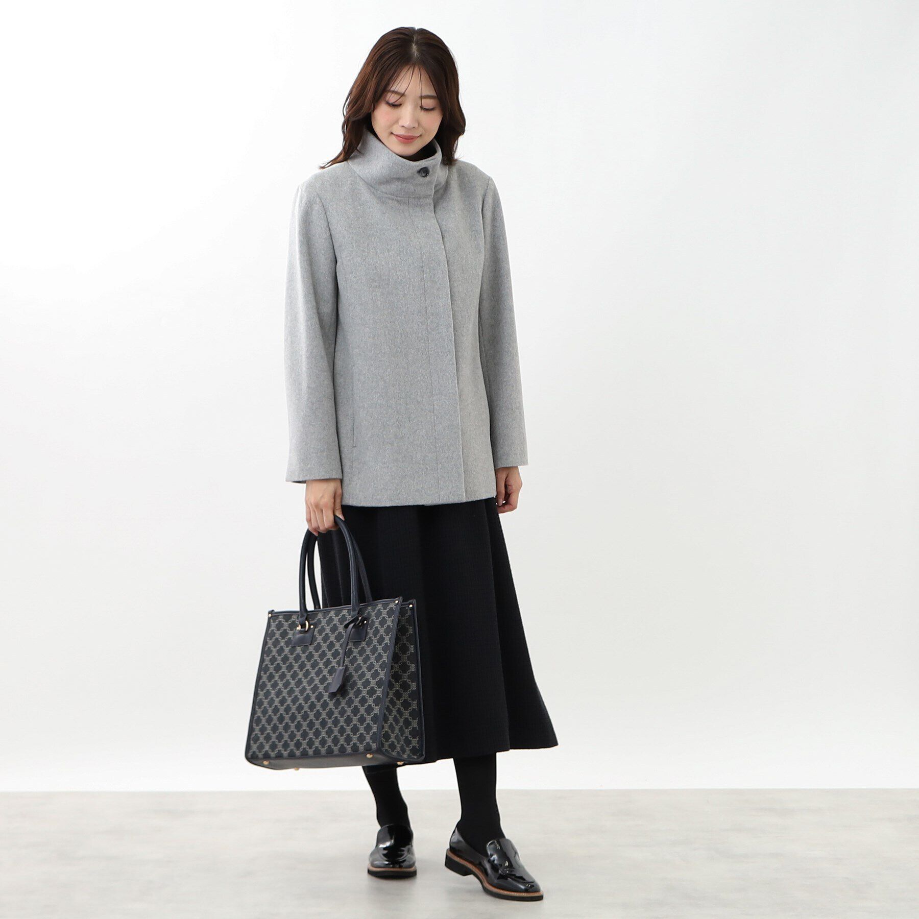 Reflect「【定番人気】スタンドカラーミドルコート」|その他|