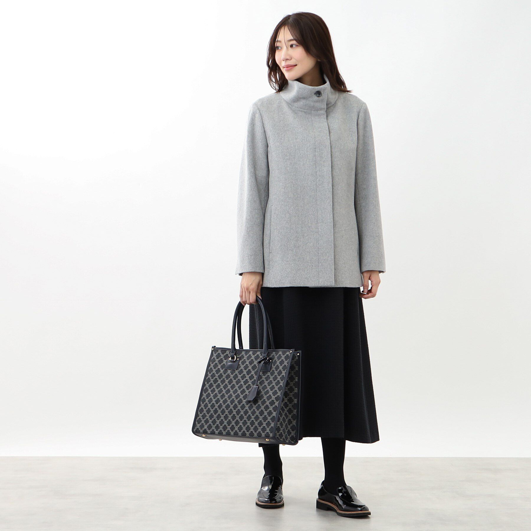 Reflect「【定番人気】スタンドカラーミドルコート」|その他|