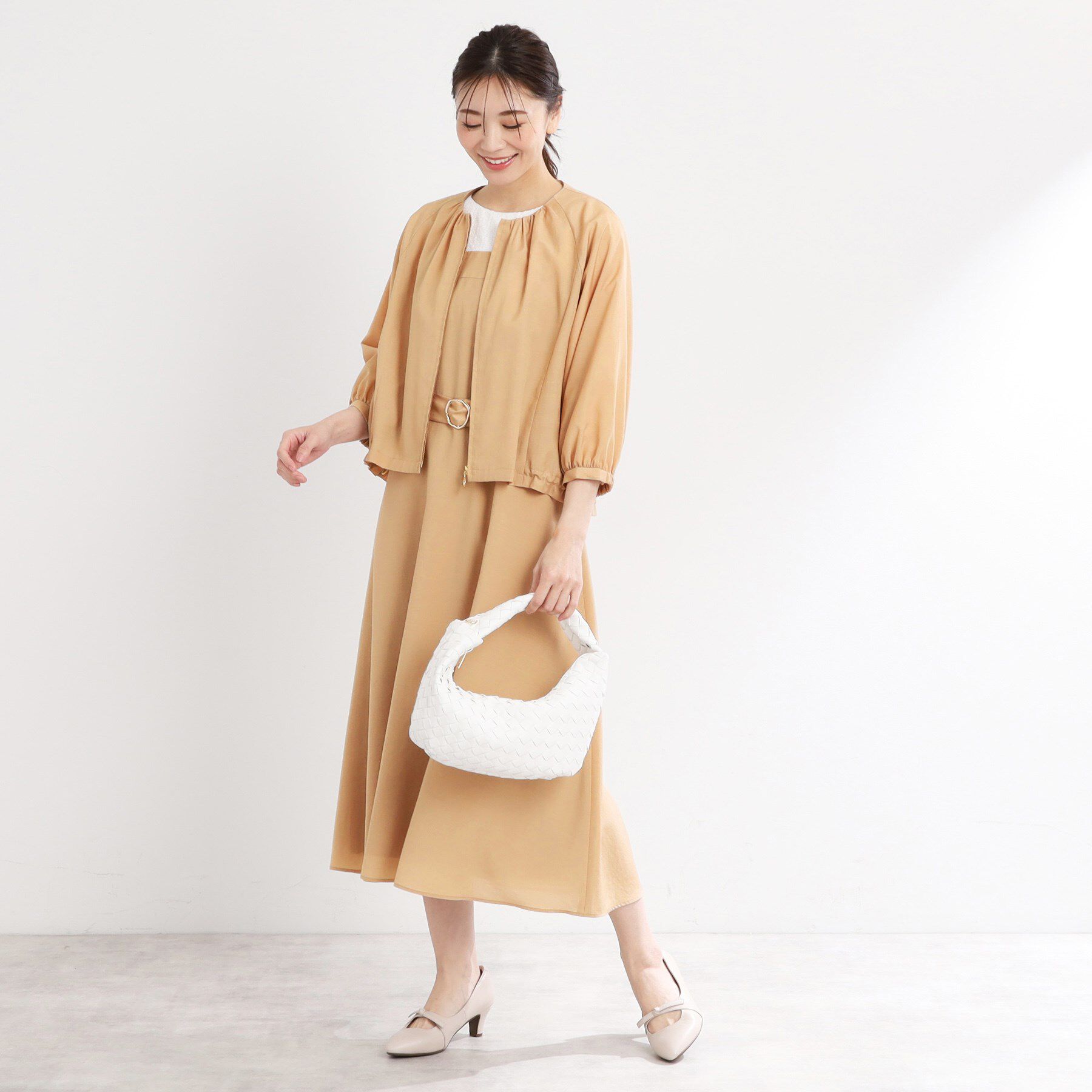 Reflect「【撥水／洗える／セットアップ可】エアリージップアップブルゾン」|ブルゾン・スタジャン|