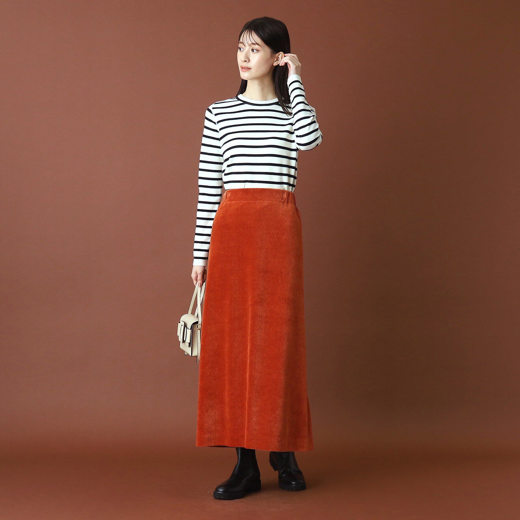 DRESSTERIOR「コーデュロイイージースカート」|スカート|