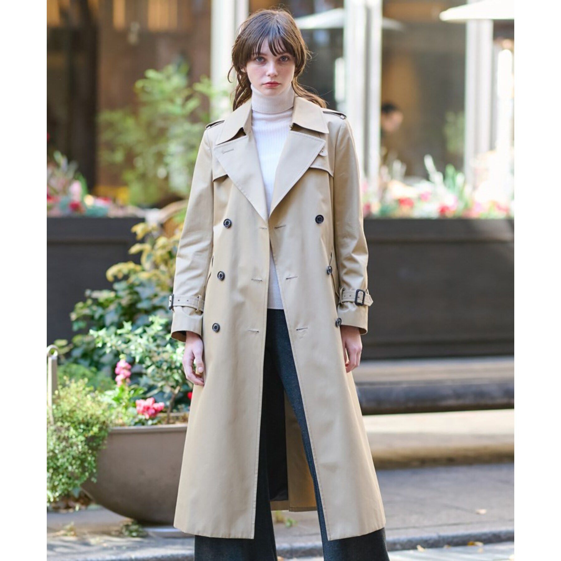 DRESSTERIOR「コットンギャバジントレンチコート」|トレンチコート|