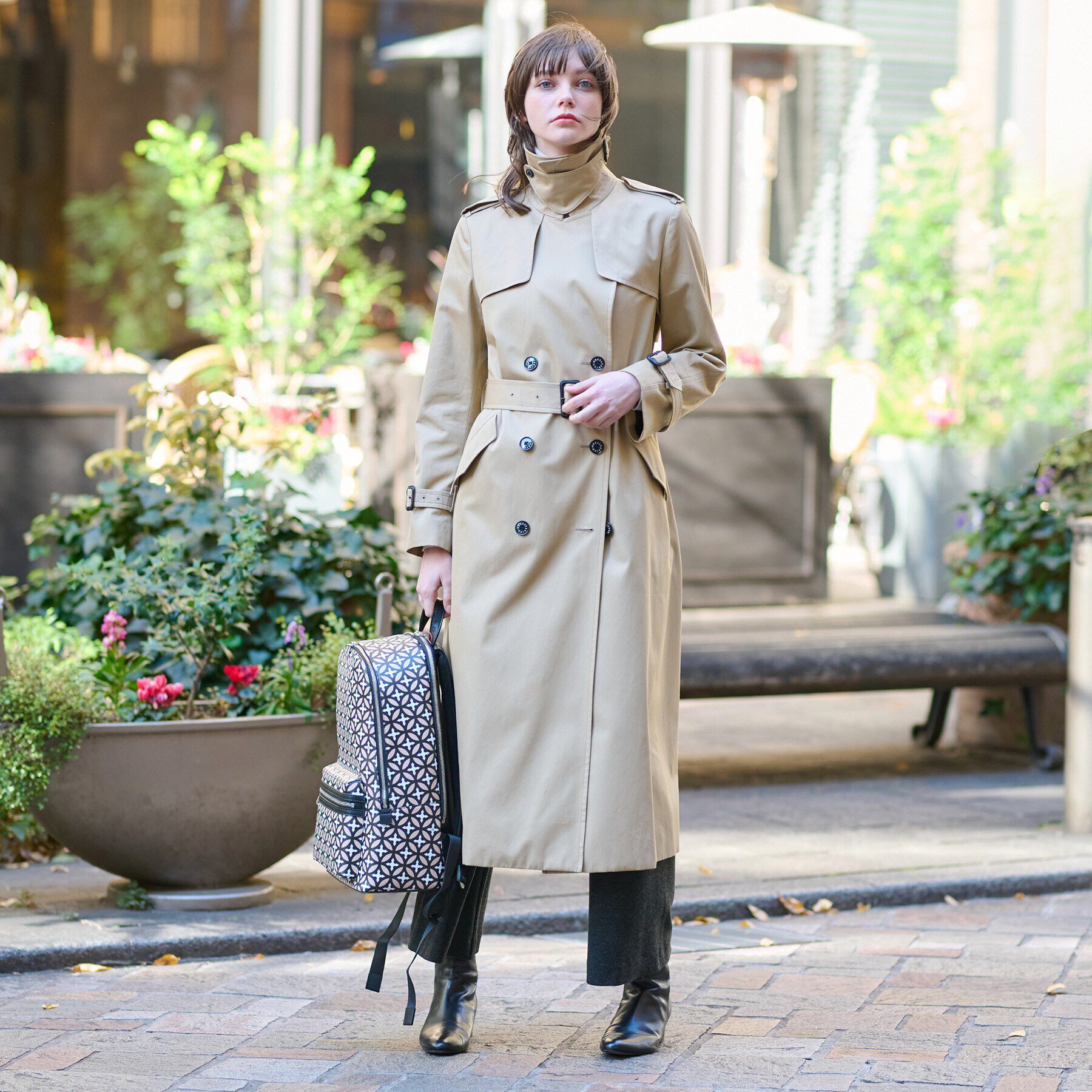 DRESSTERIOR「コットンギャバジントレンチコート」|トレンチコート|