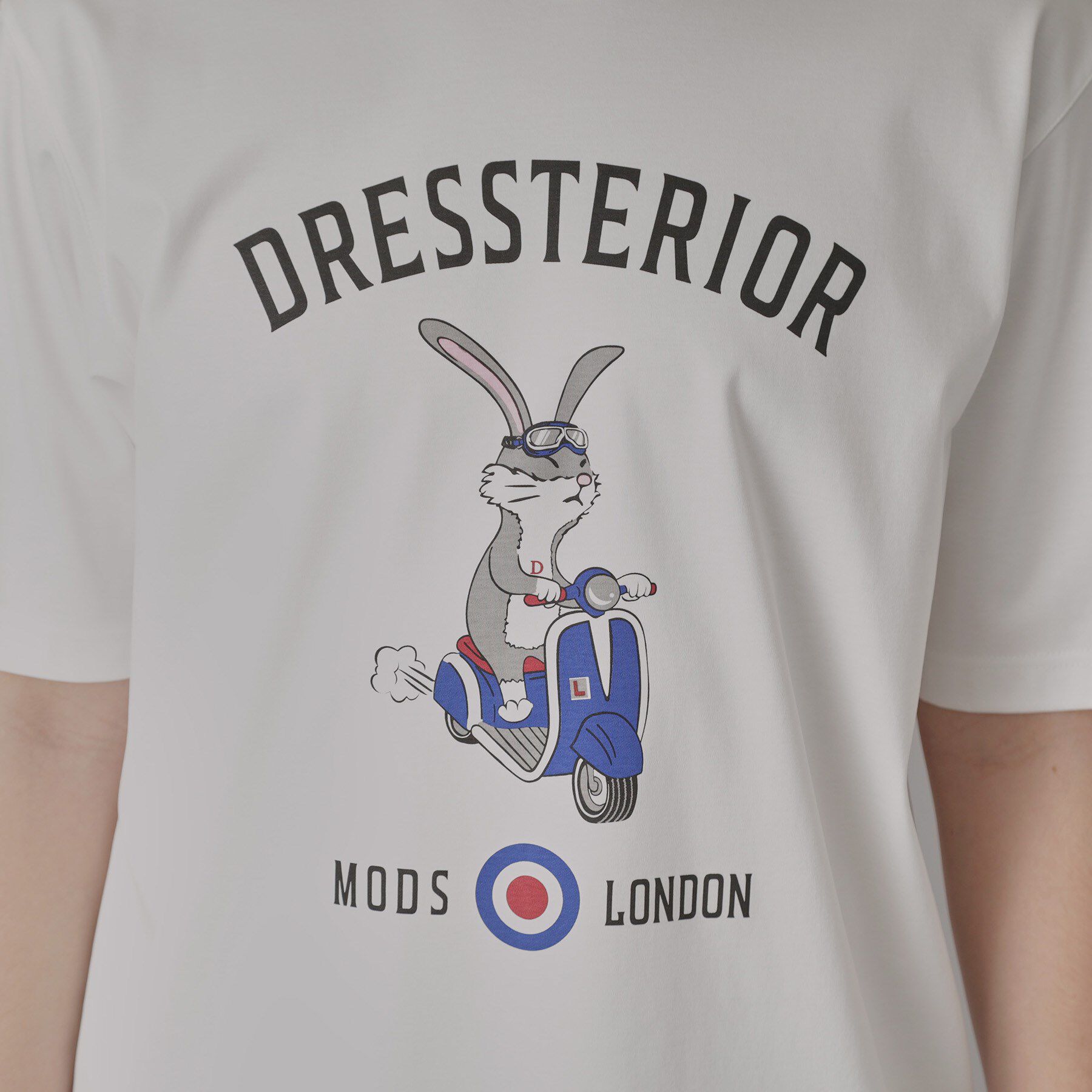 DRESSTERIOR「【接触冷感/抗菌防臭/消臭/Safari5月号掲載】ICE CLEAR COTTON ロンドンラビッ」|Tシャツ・カットソー|