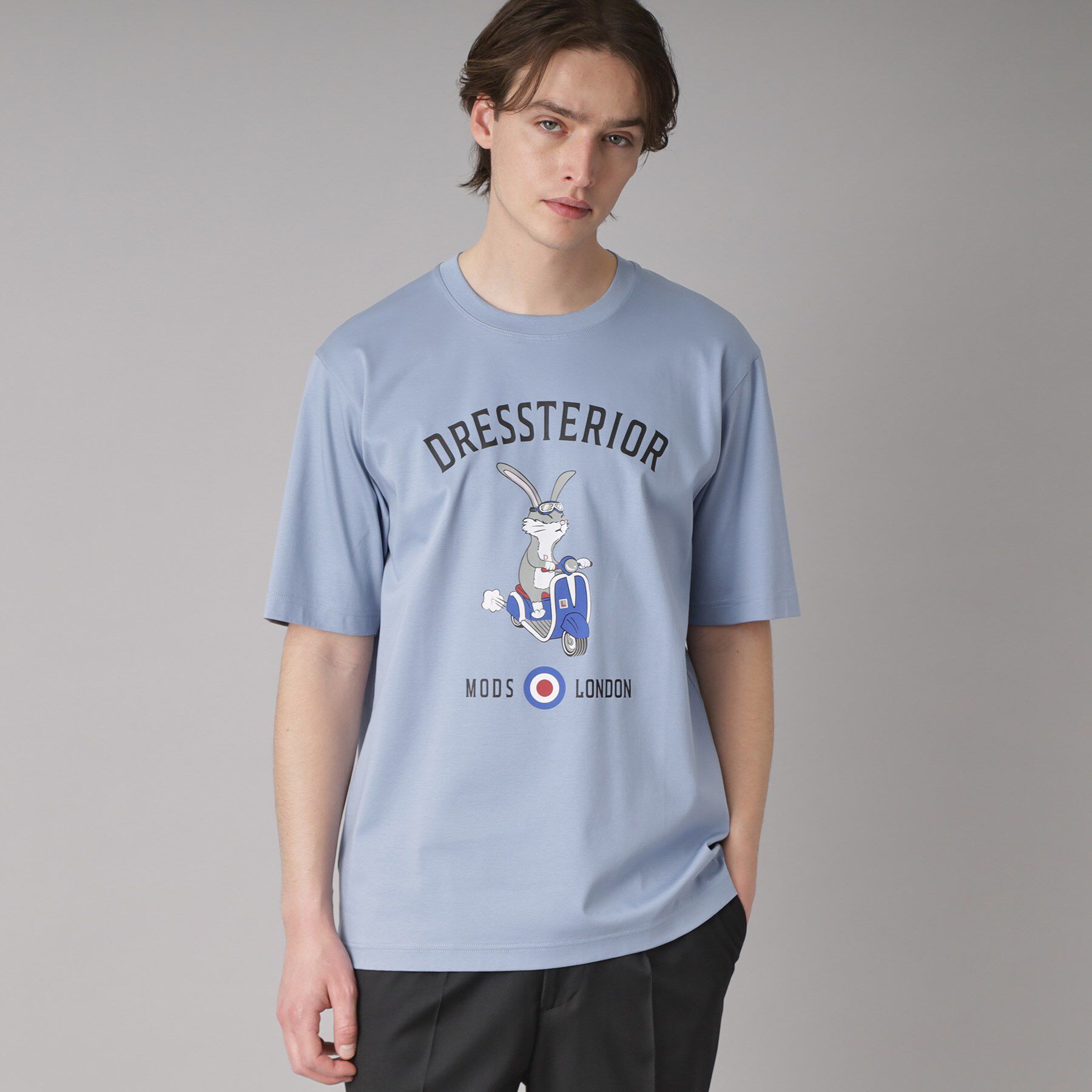 DRESSTERIOR「【接触冷感/抗菌防臭/消臭/Safari5月号掲載】ICE CLEAR COTTON ロンドンラビッ」|Tシャツ・カットソー|