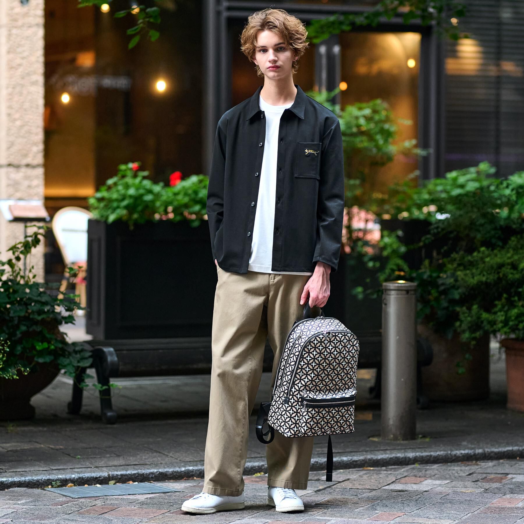 DRESSTERIOR「タイガー刺繍 カットソーシャツ」|シャツ・ブラウス|