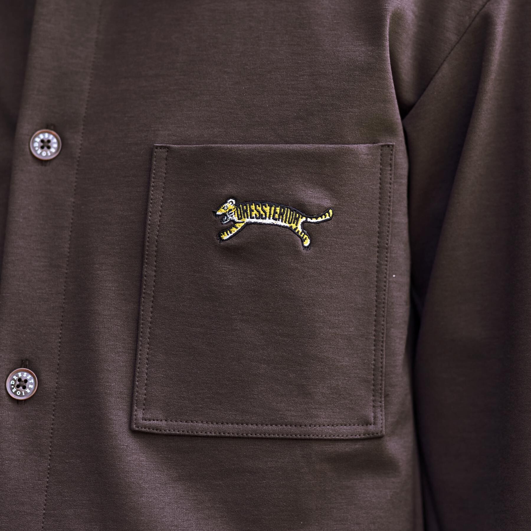 DRESSTERIOR「タイガー刺繍 カットソーシャツ」|シャツ・ブラウス|