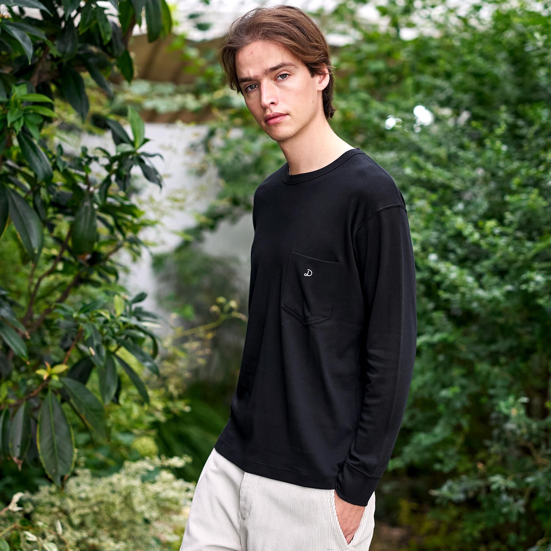 DRESSTERIOR「【吸湿発熱/保湿素材】ホカウル ロングTシャツ」|Tシャツ・カットソー|