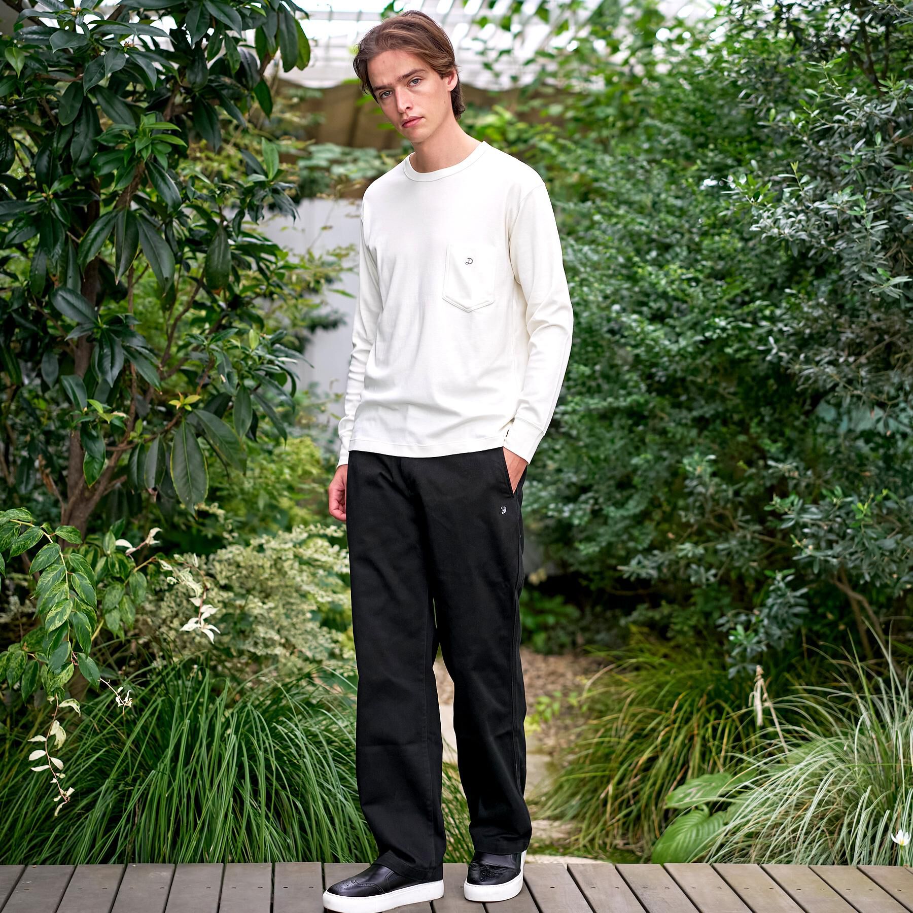 DRESSTERIOR「【吸湿発熱/保湿素材】ホカウル ロングTシャツ」|Tシャツ・カットソー|