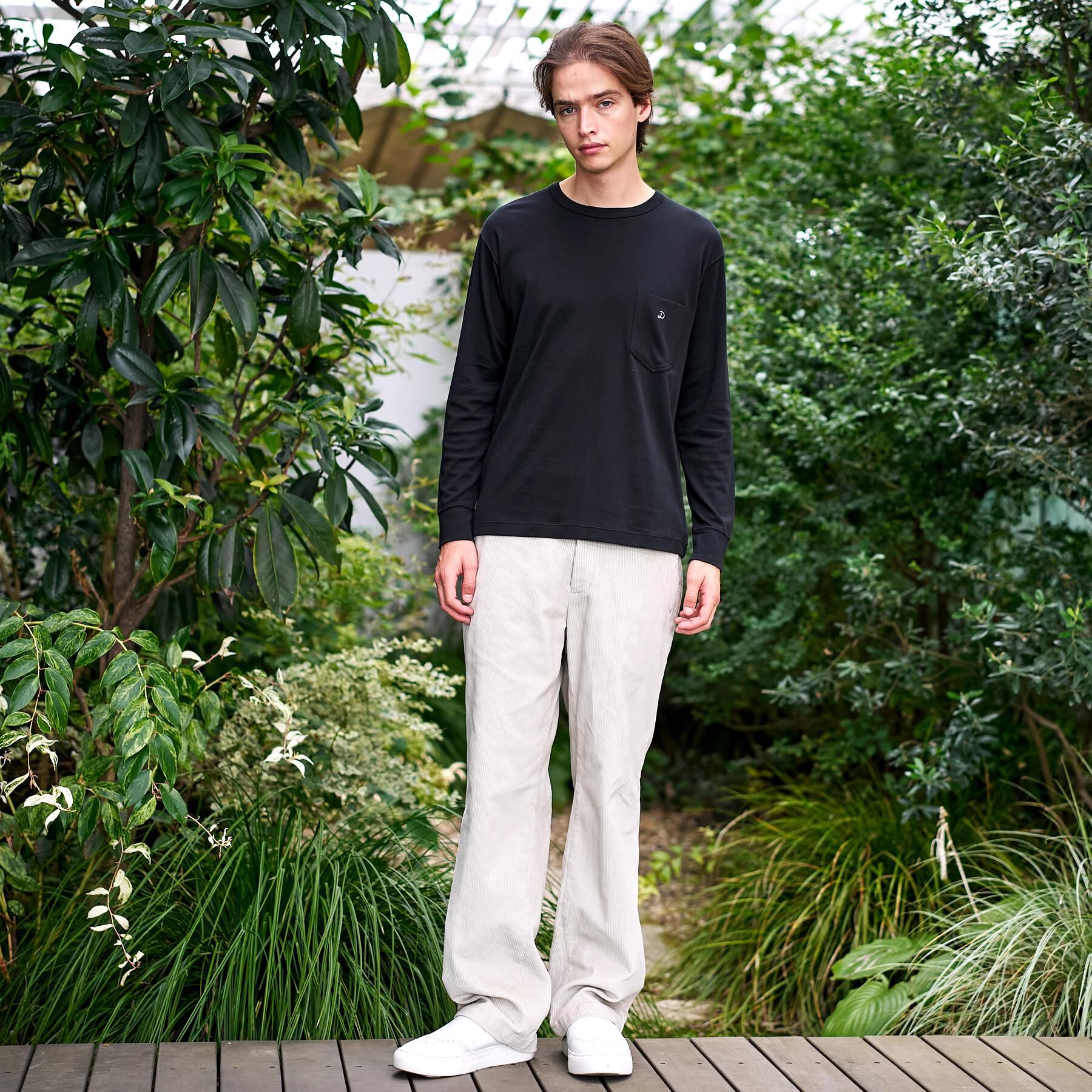 DRESSTERIOR「【吸湿発熱/保湿素材】ホカウル ロングTシャツ」|Tシャツ・カットソー|