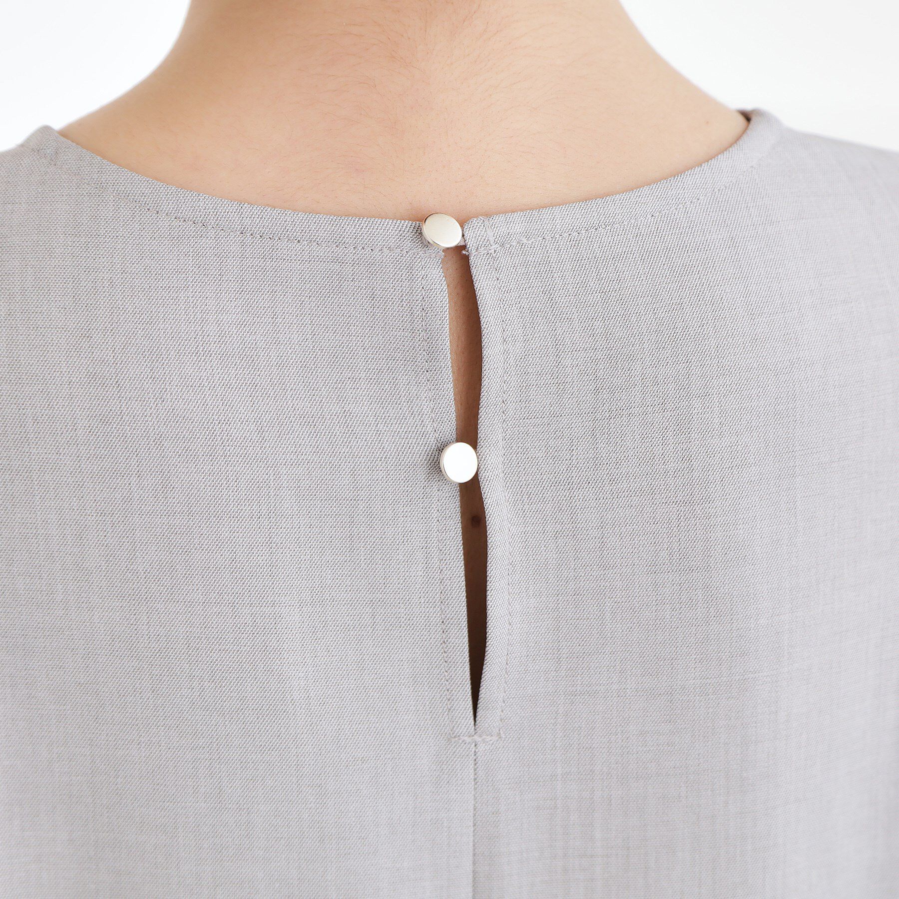 grove「【マシンウォッシュ/防シワ】袖ドッキングペプラムブラウス【着回しカセット】」|シャツ・ブラウス|