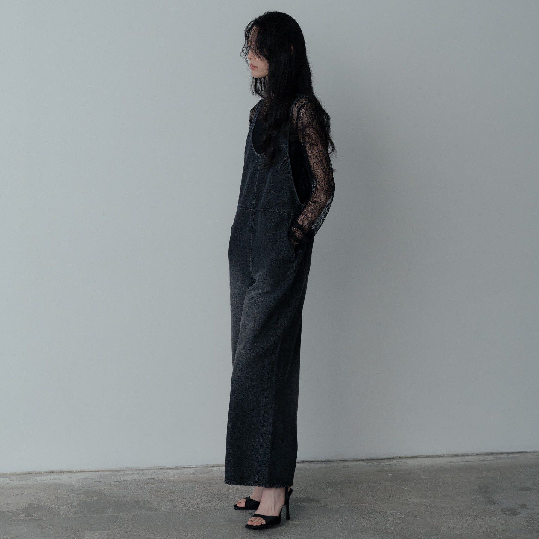 GALLEST「デニムサロペット」|オールインワン|