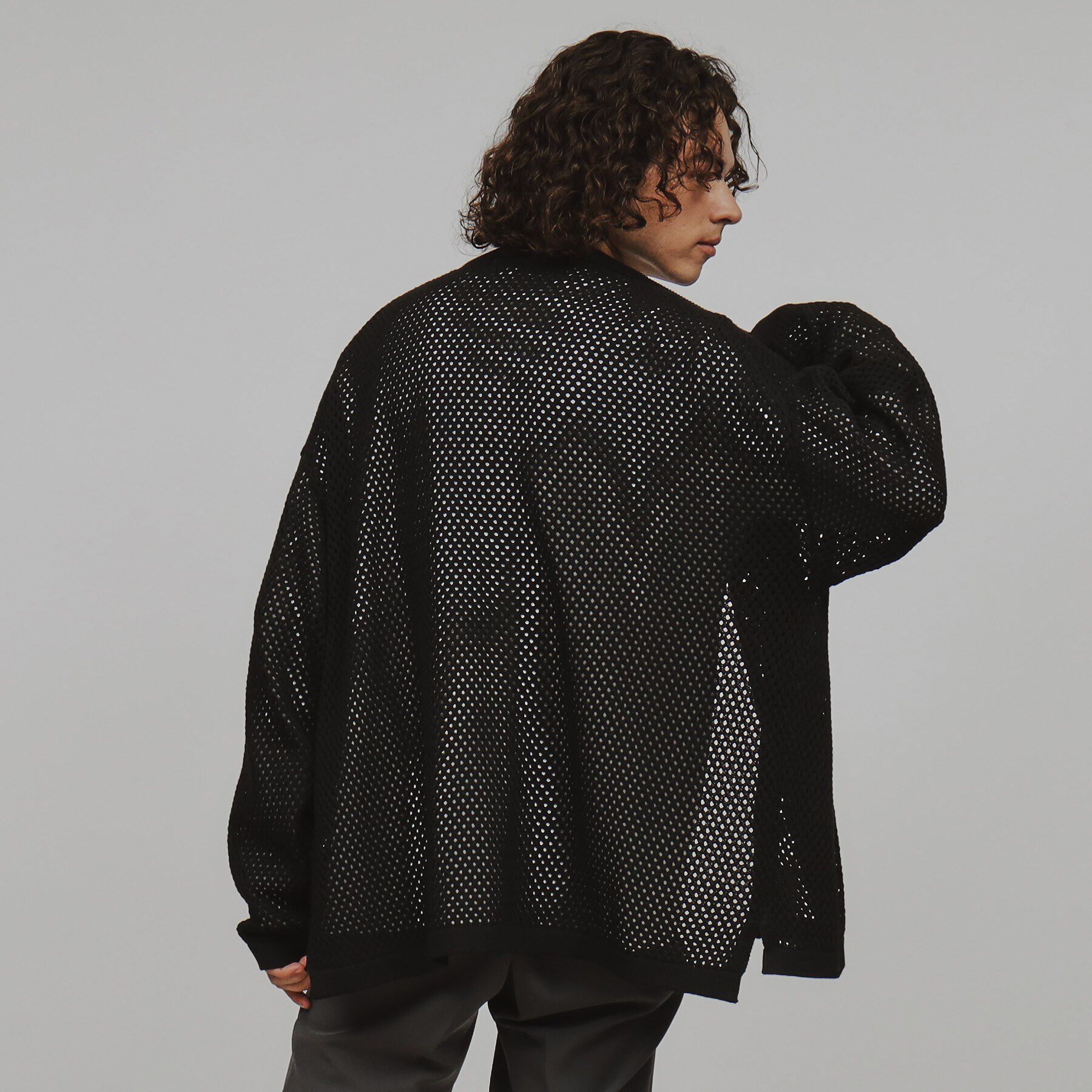 tk.TAKEO KIKUCHI「透かし編みニットシャツ」|シャツ・ブラウス|