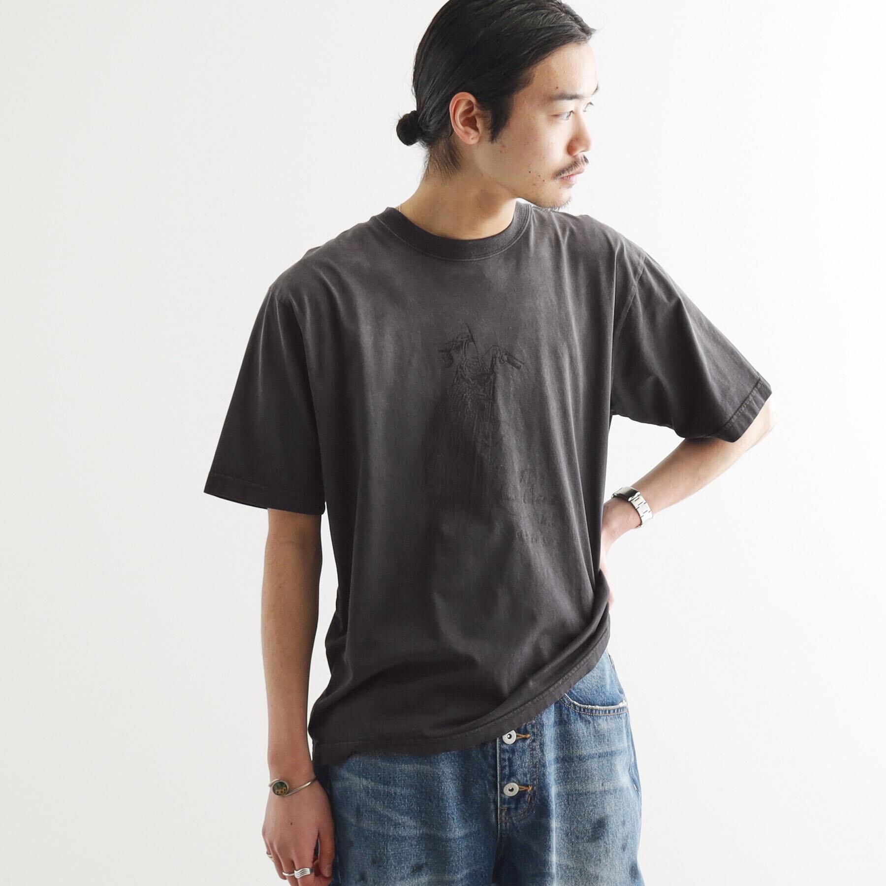 tk.TAKEO KIKUCHI「K&rsquo;PJT by AYUTA 『VINTAGE T－shirt』」|Tシャツ・カットソー|ブラック(019)