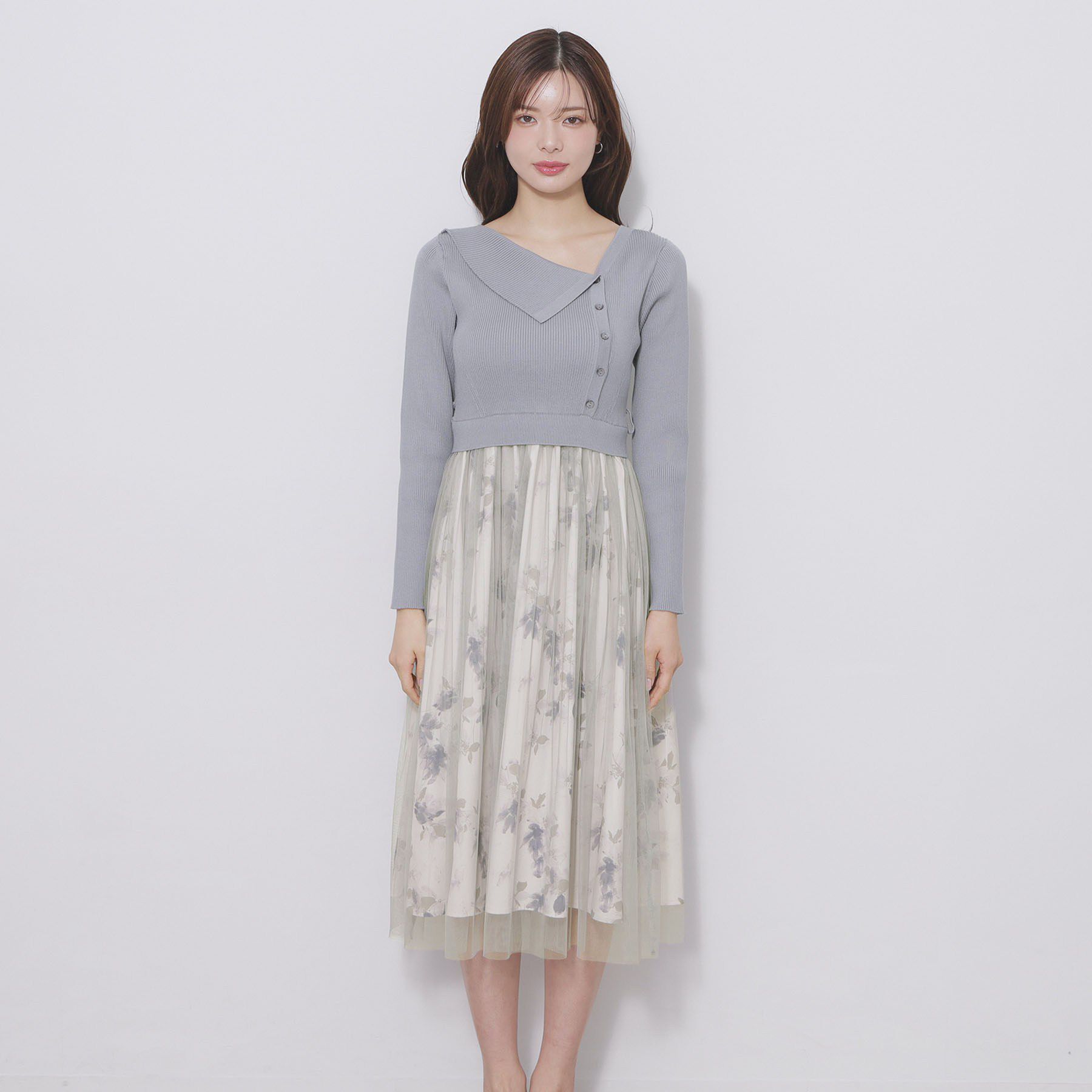 index「ドッキングニットワンピース【洗濯機OK/抗ピル】」|ワンピース|