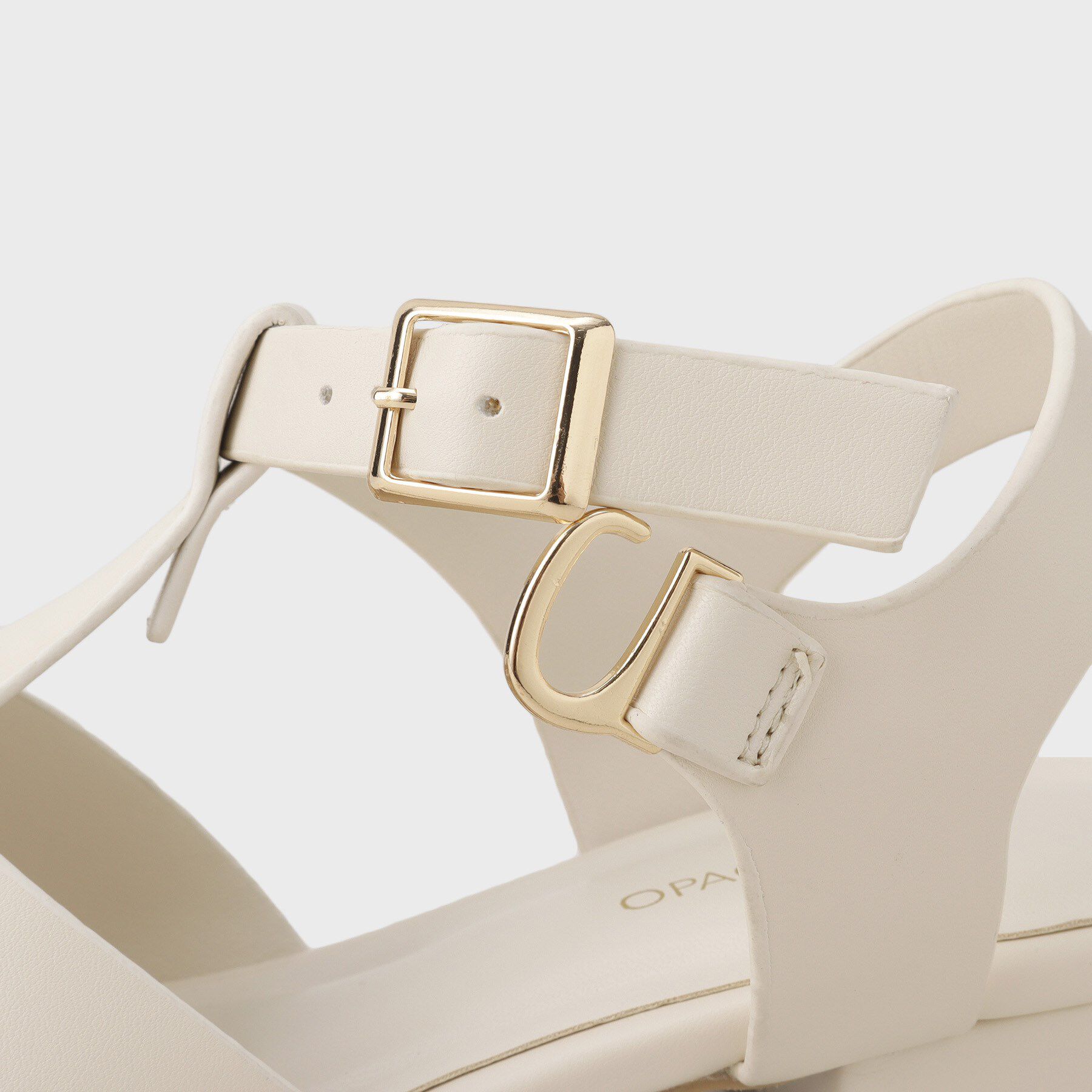 OPAQUE.CLIP「スクエアトゥグルカサンダル」|サンダル|