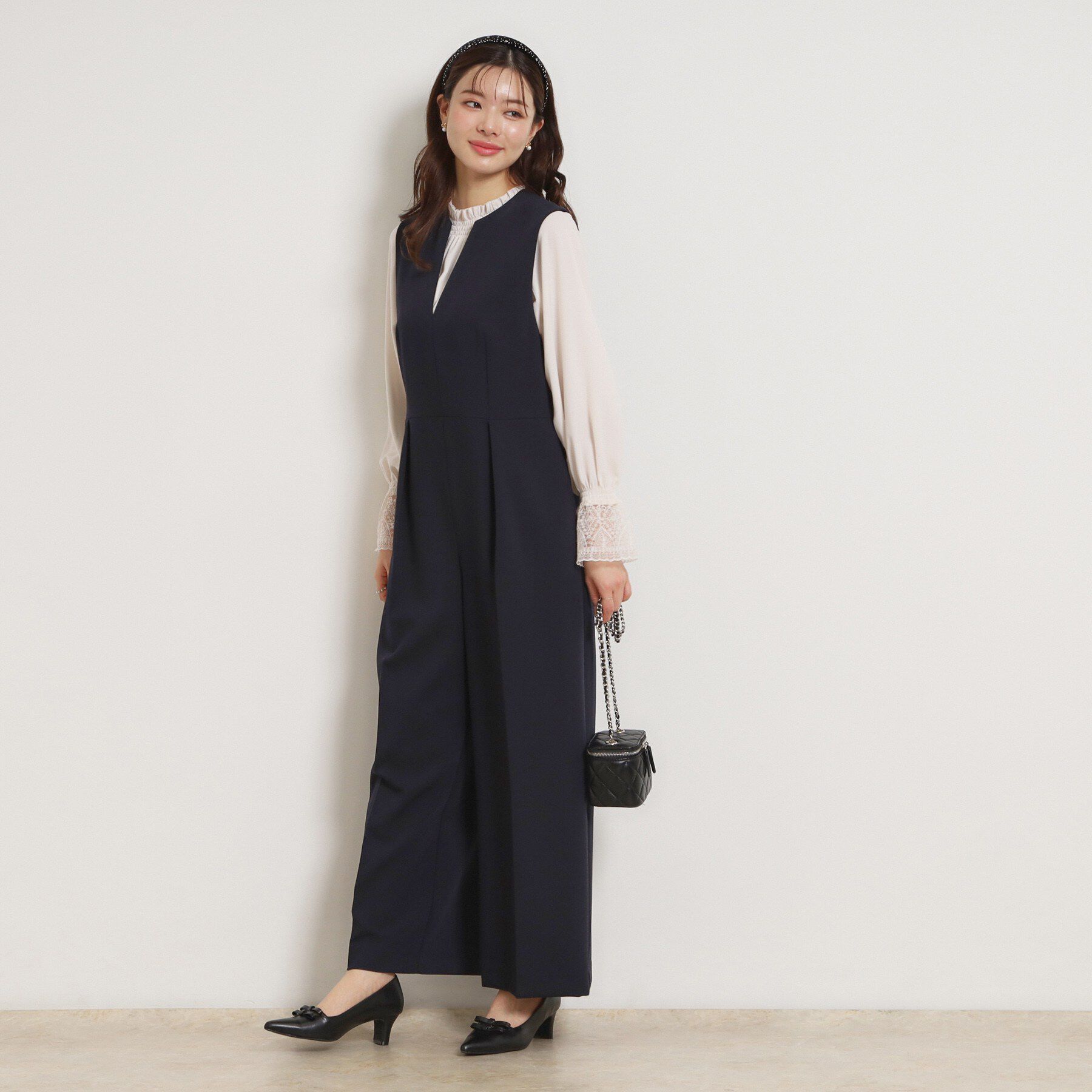 Couture broach「TRダブルクロスオールインワン」|オールインワン|