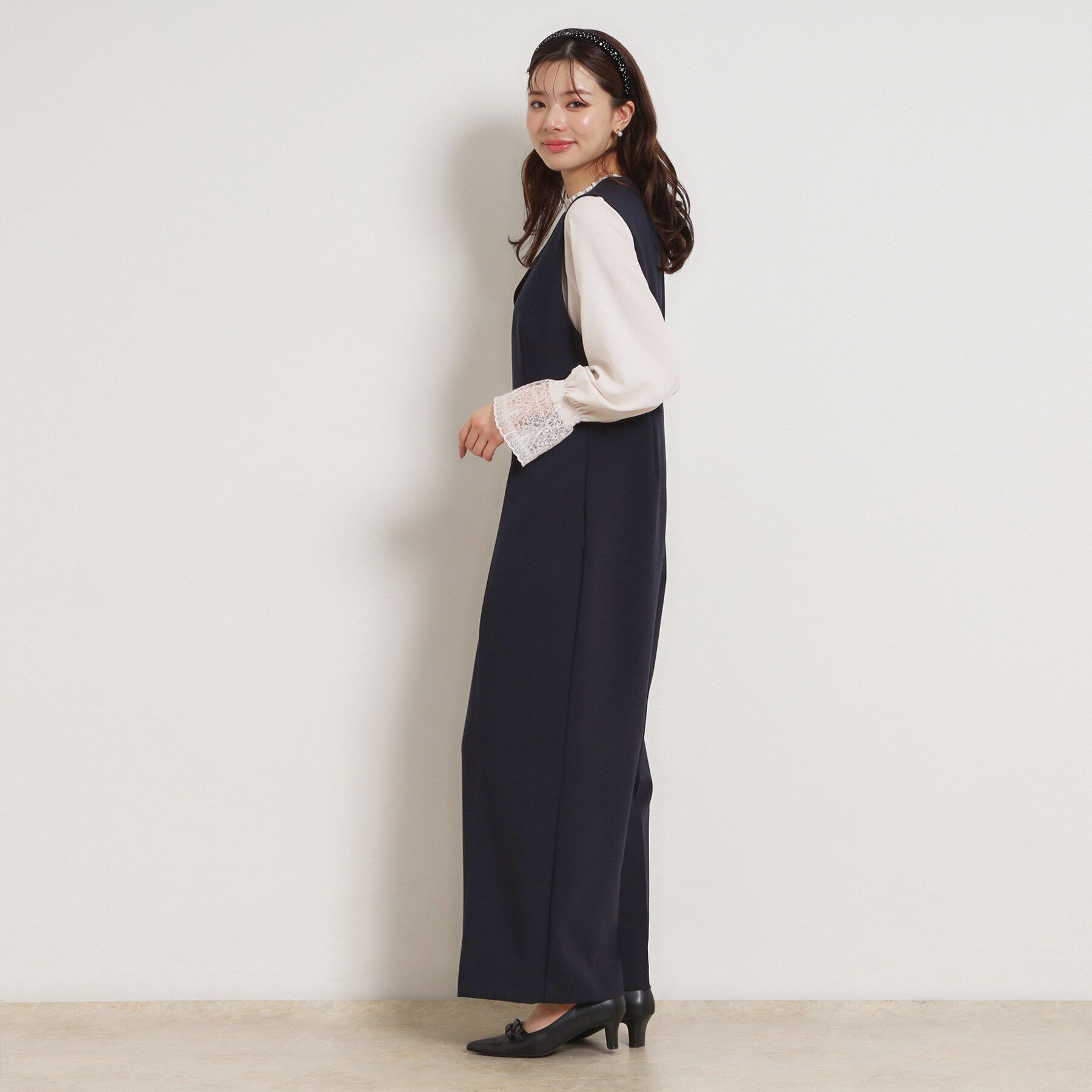 Couture broach「TRダブルクロスオールインワン」|オールインワン|