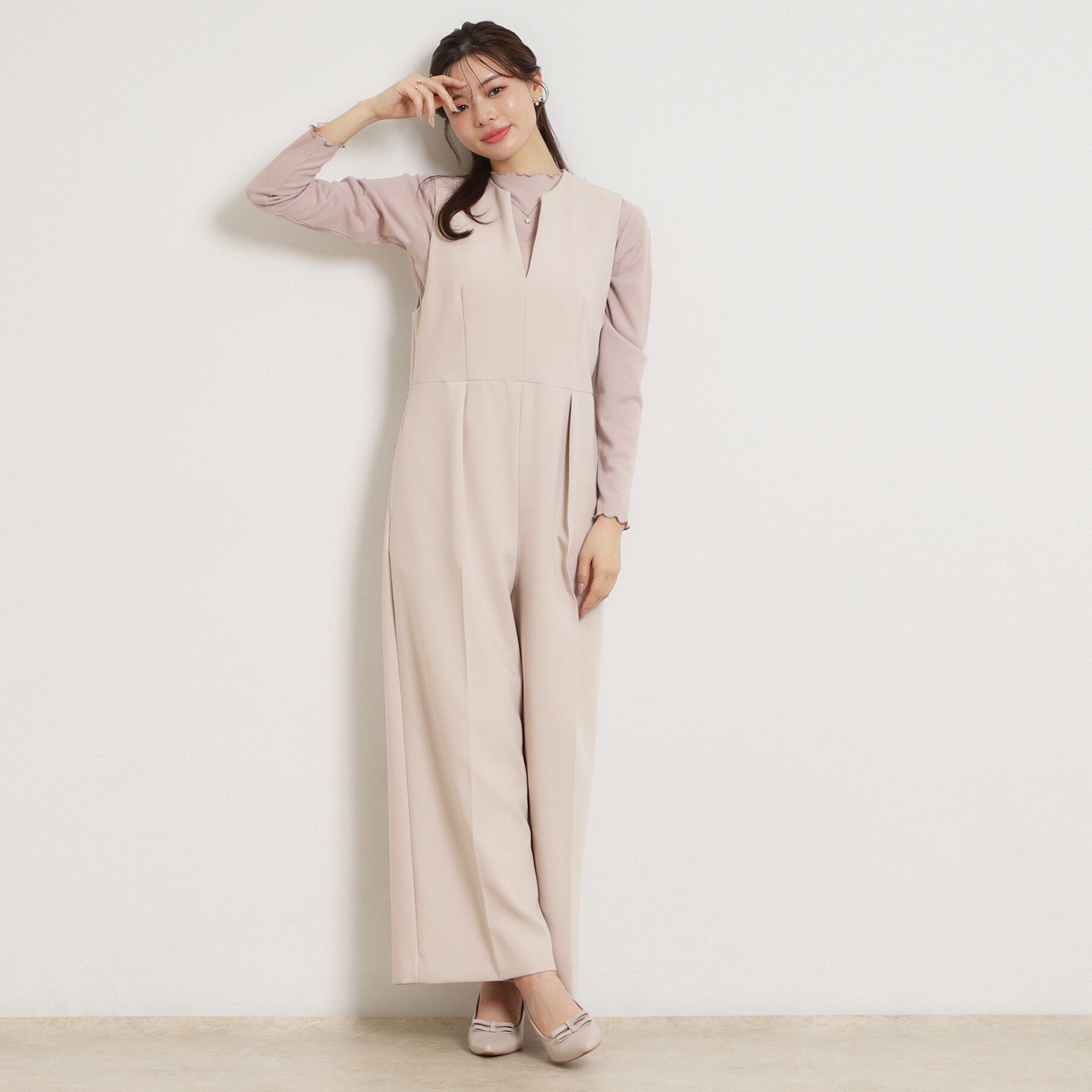 Couture broach「TRダブルクロスオールインワン」|オールインワン|