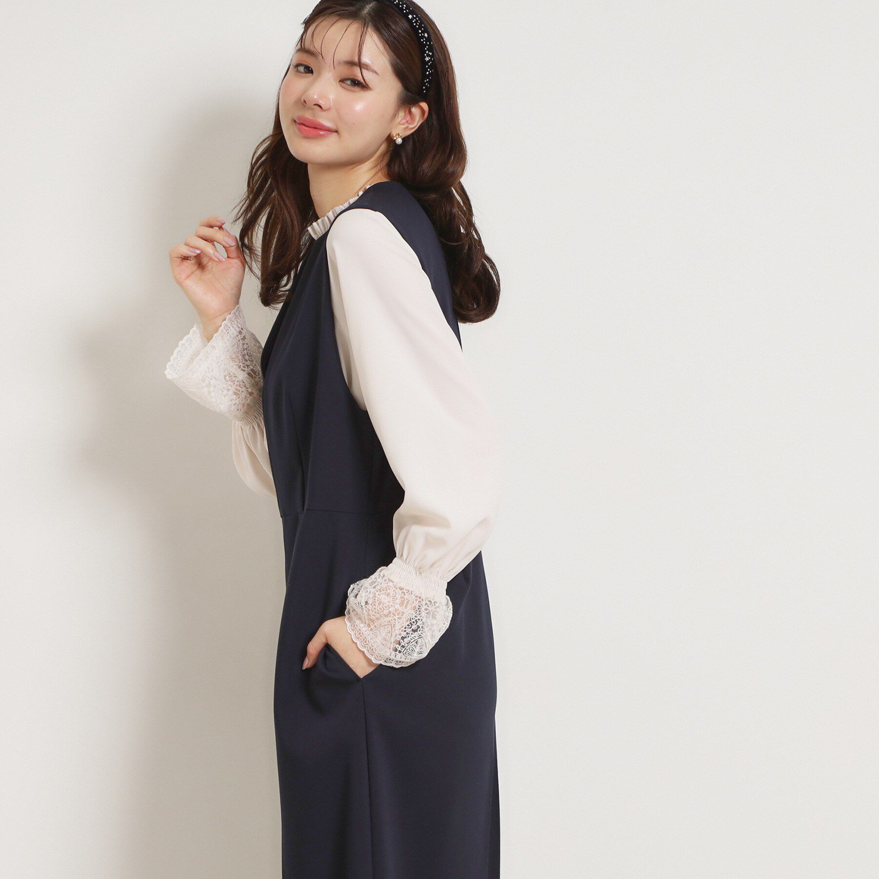 Couture broach「TRダブルクロスオールインワン」|オールインワン|