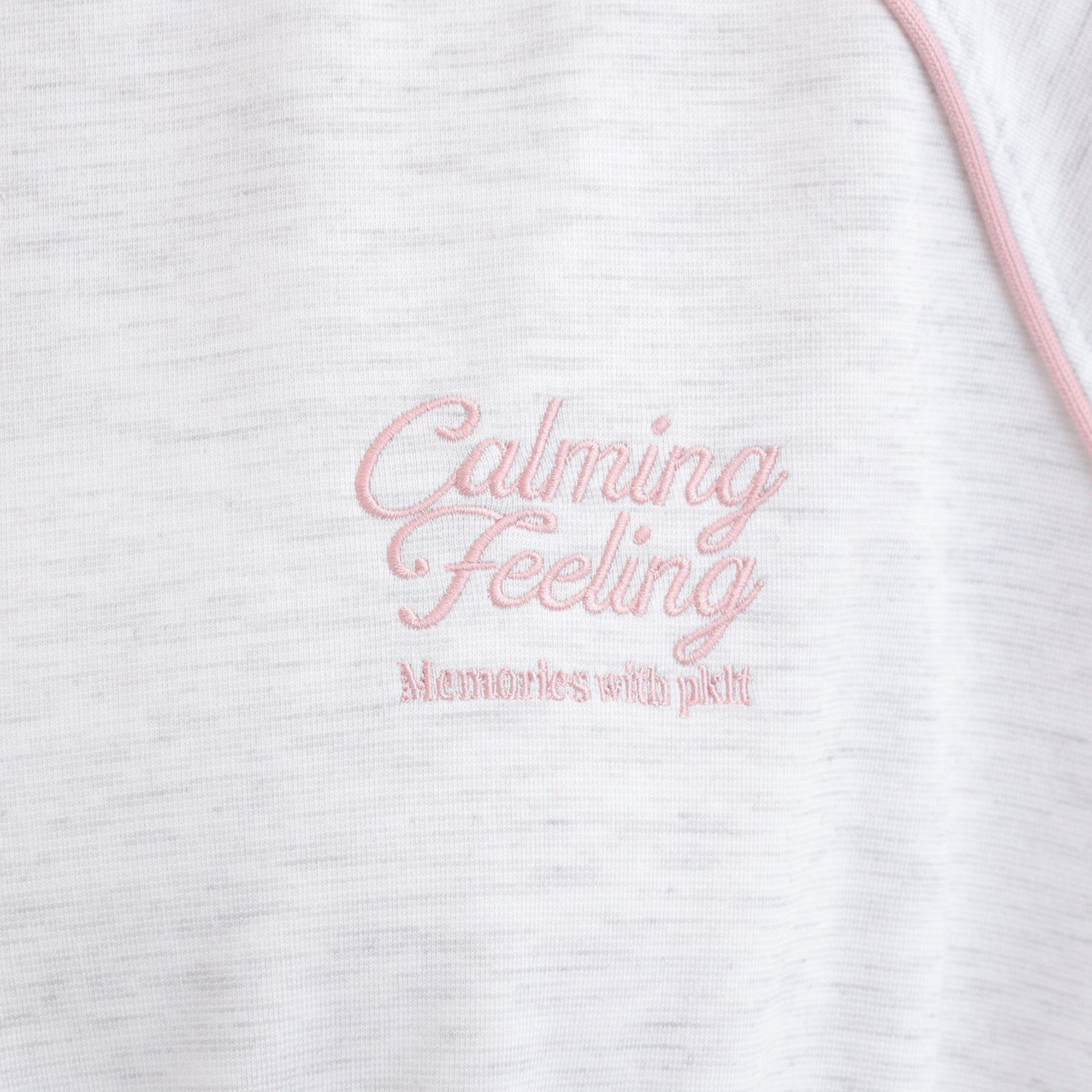 PINK-latte「パイピングドロストTシャツワンピース」|ワンピース|