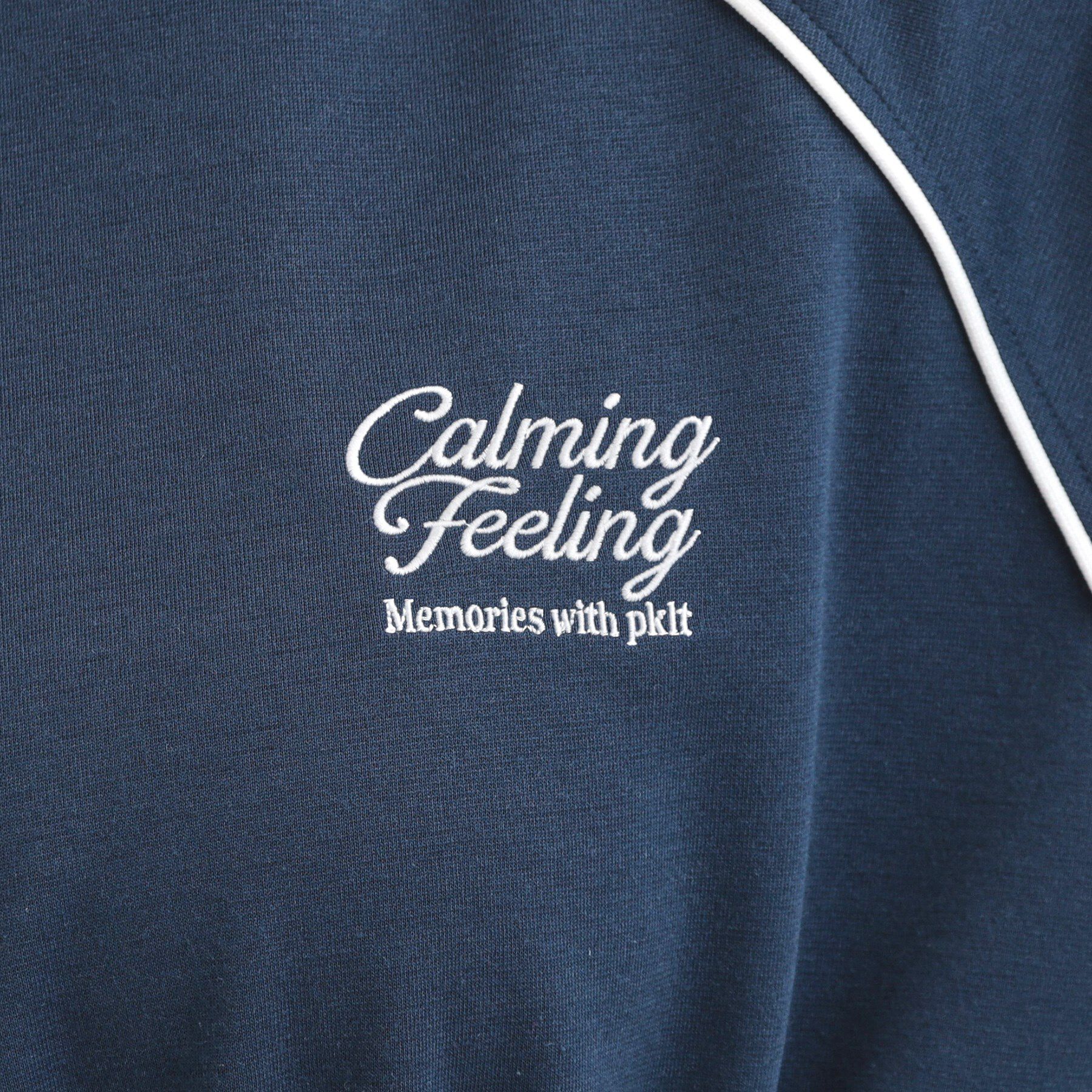 PINK-latte「パイピングドロストTシャツワンピース」|ワンピース|