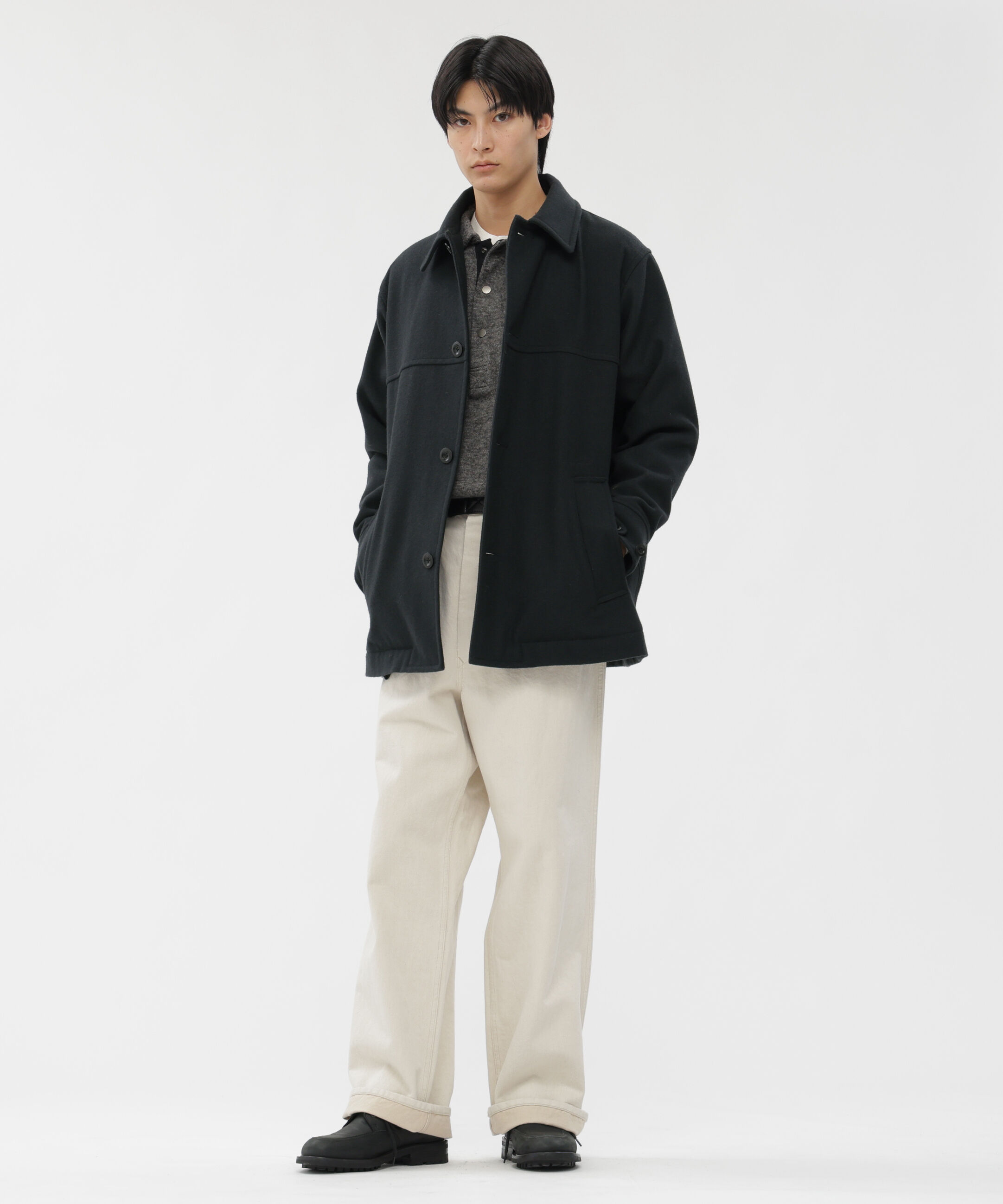 MHL.「BASIC WOOL MELTON COAT」|その他|