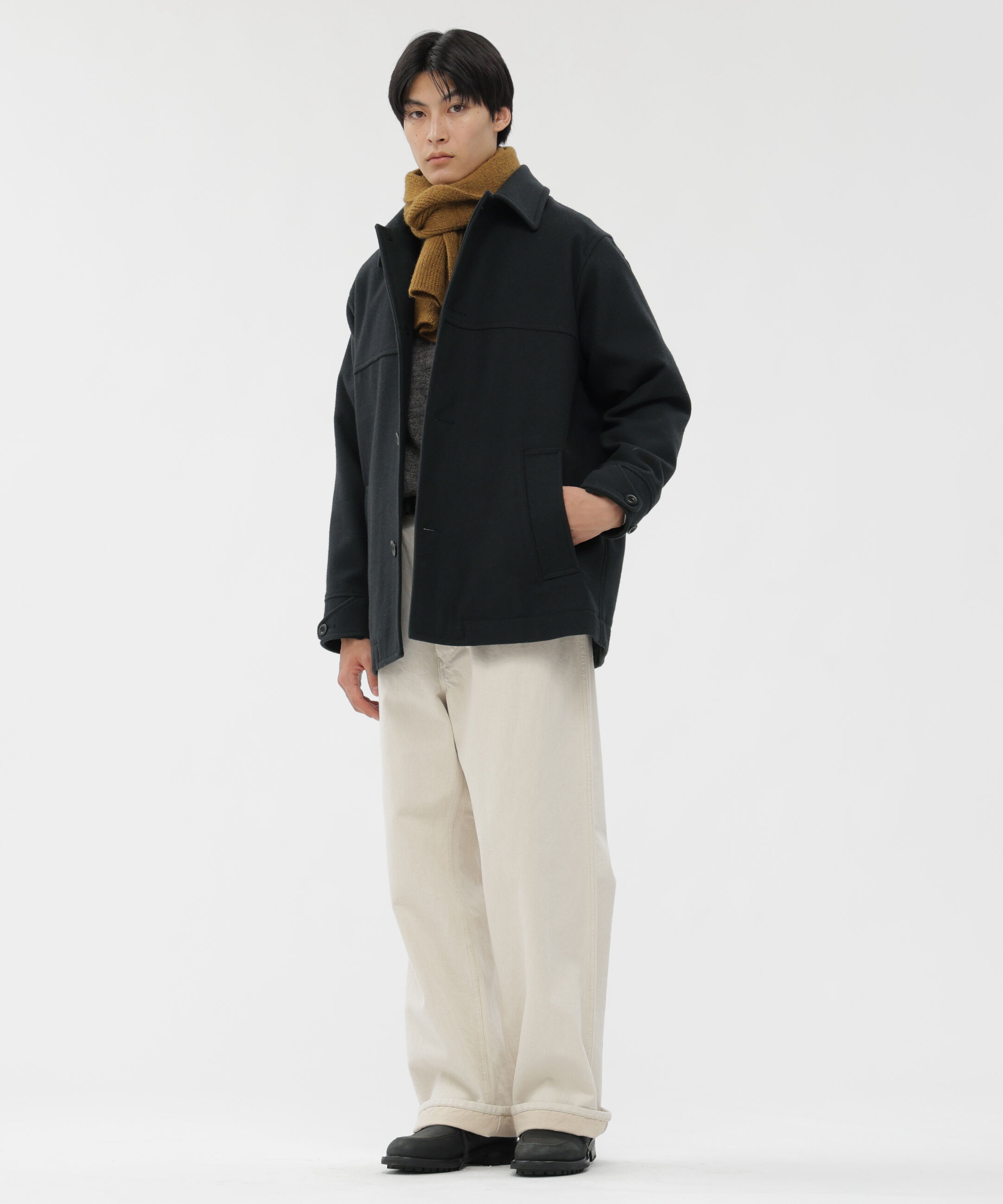 MHL.「BASIC WOOL MELTON COAT」|その他|