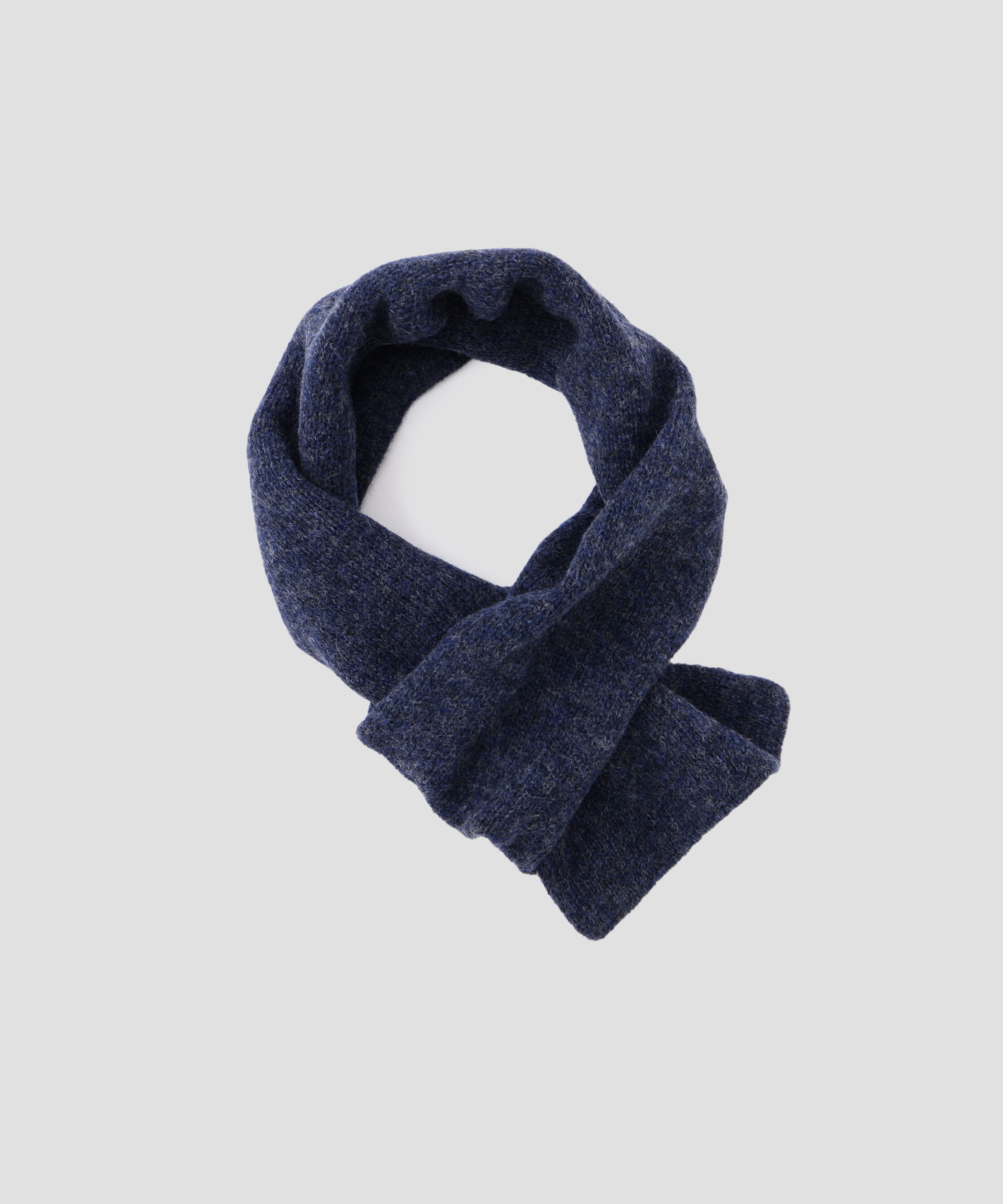 MHL.「DRY WOOL」|バンダナ・スカーフ|BLUE