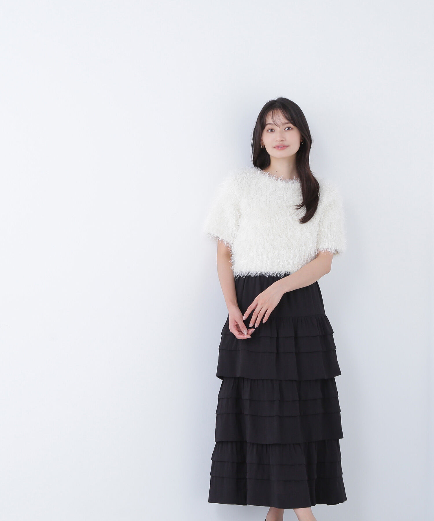  「ミックスシャギーニット」|ニット・セーター|