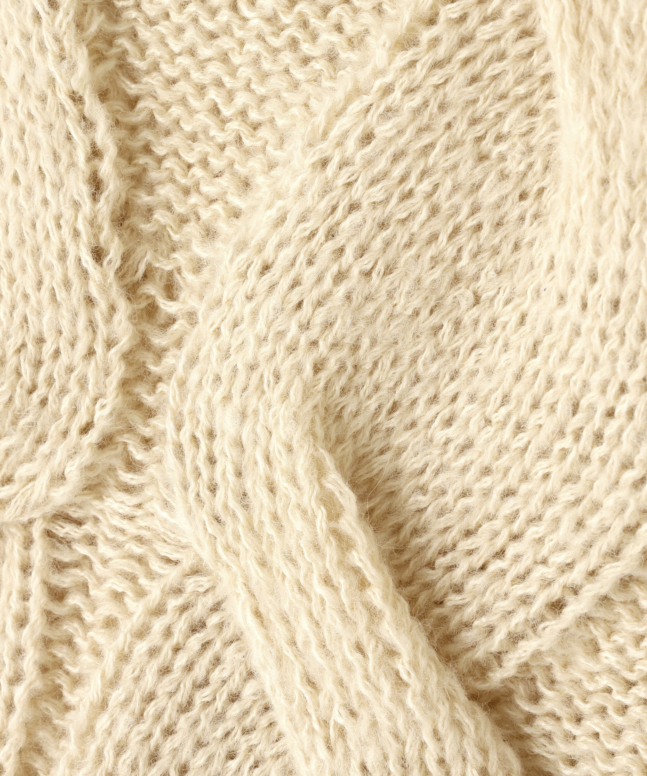  「クロップドビッグケーブルニット」|ニット・セーター|