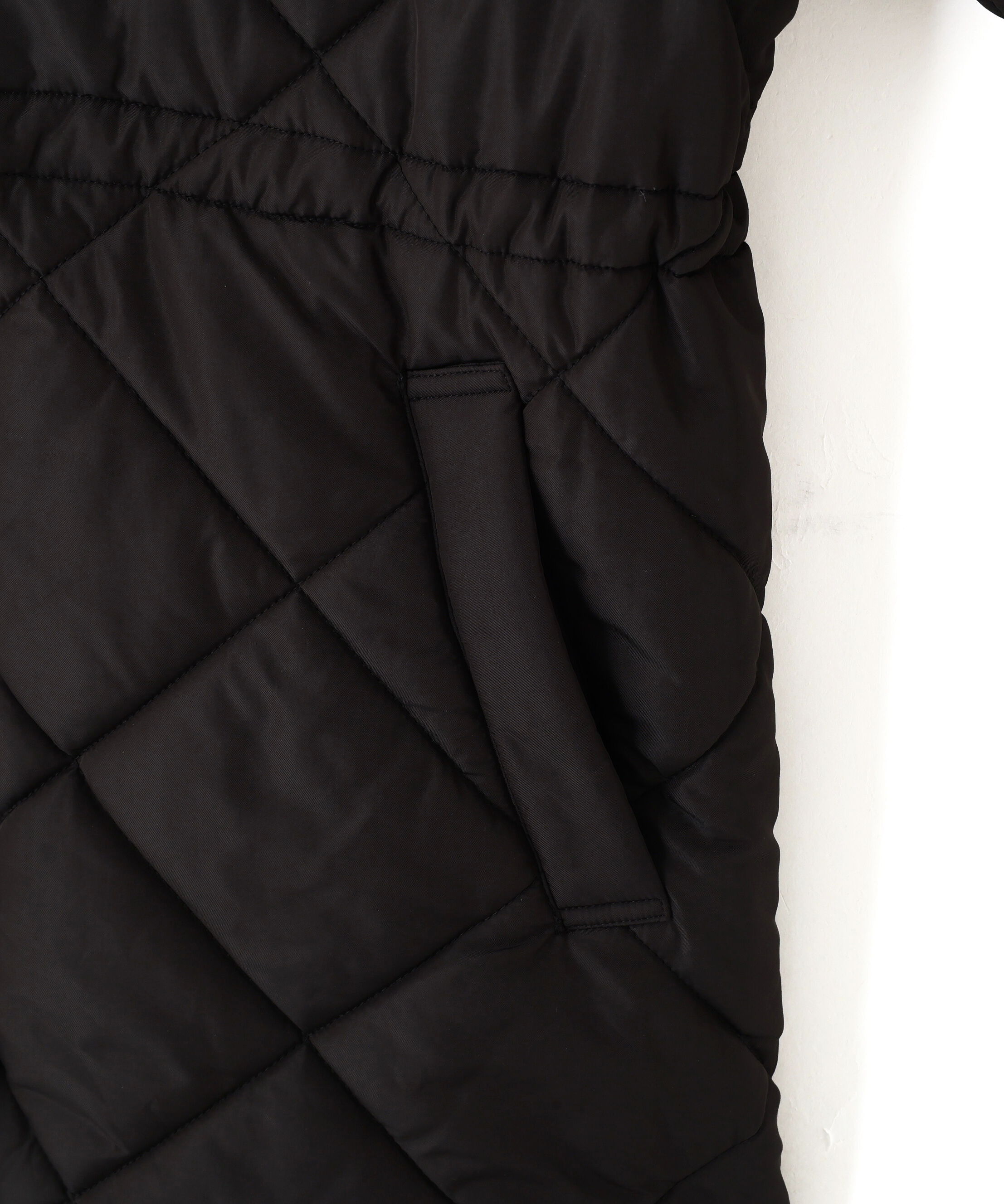  「ウエストドロストキルティングコート」|その他|