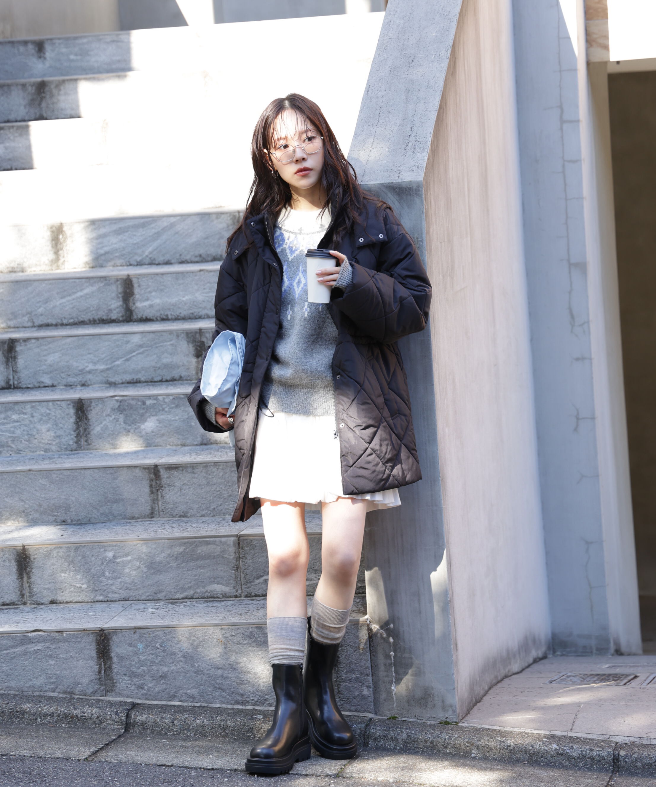  「ウエストドロストキルティングコート」|その他|