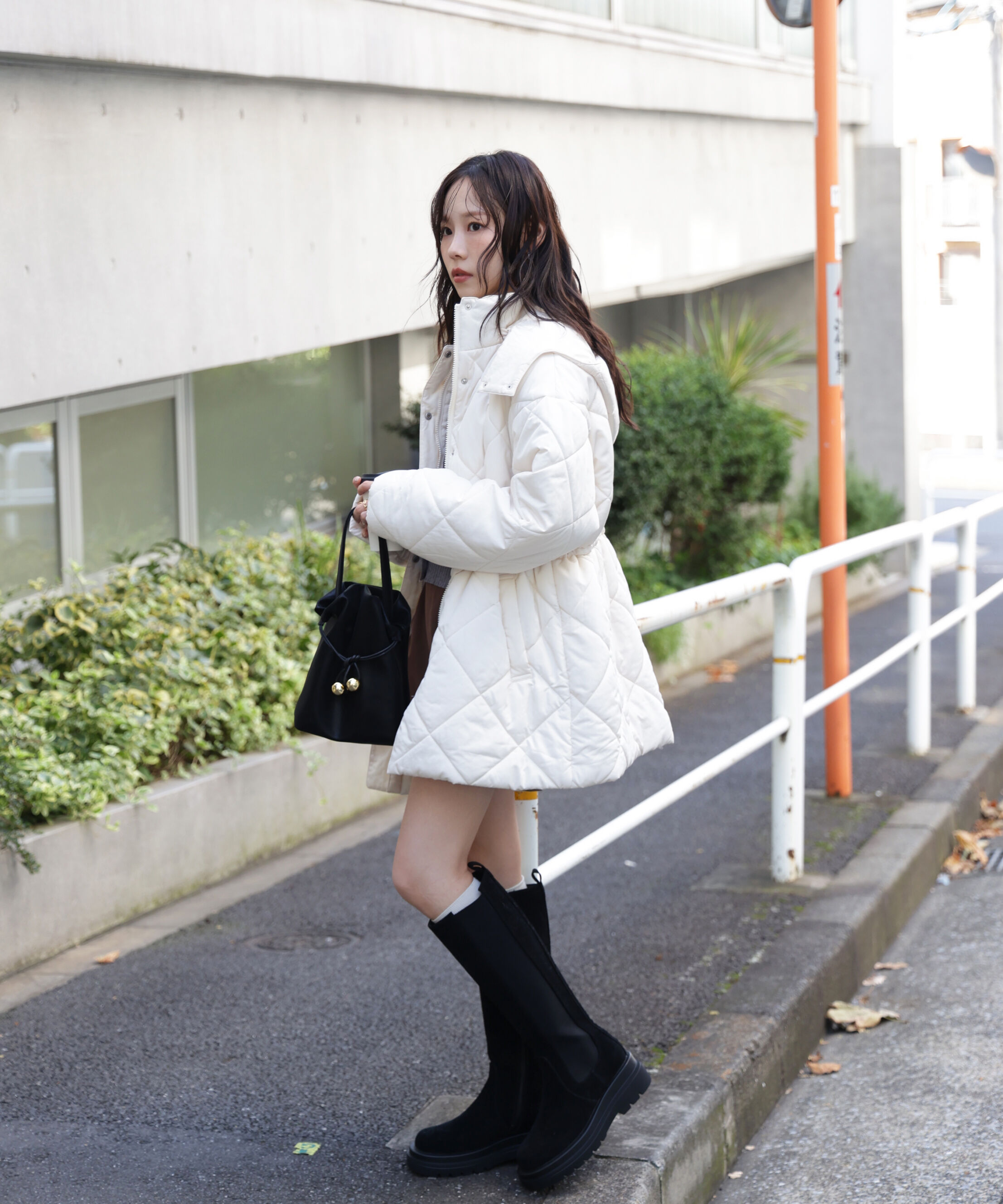  「ウエストドロストキルティングコート」|その他|