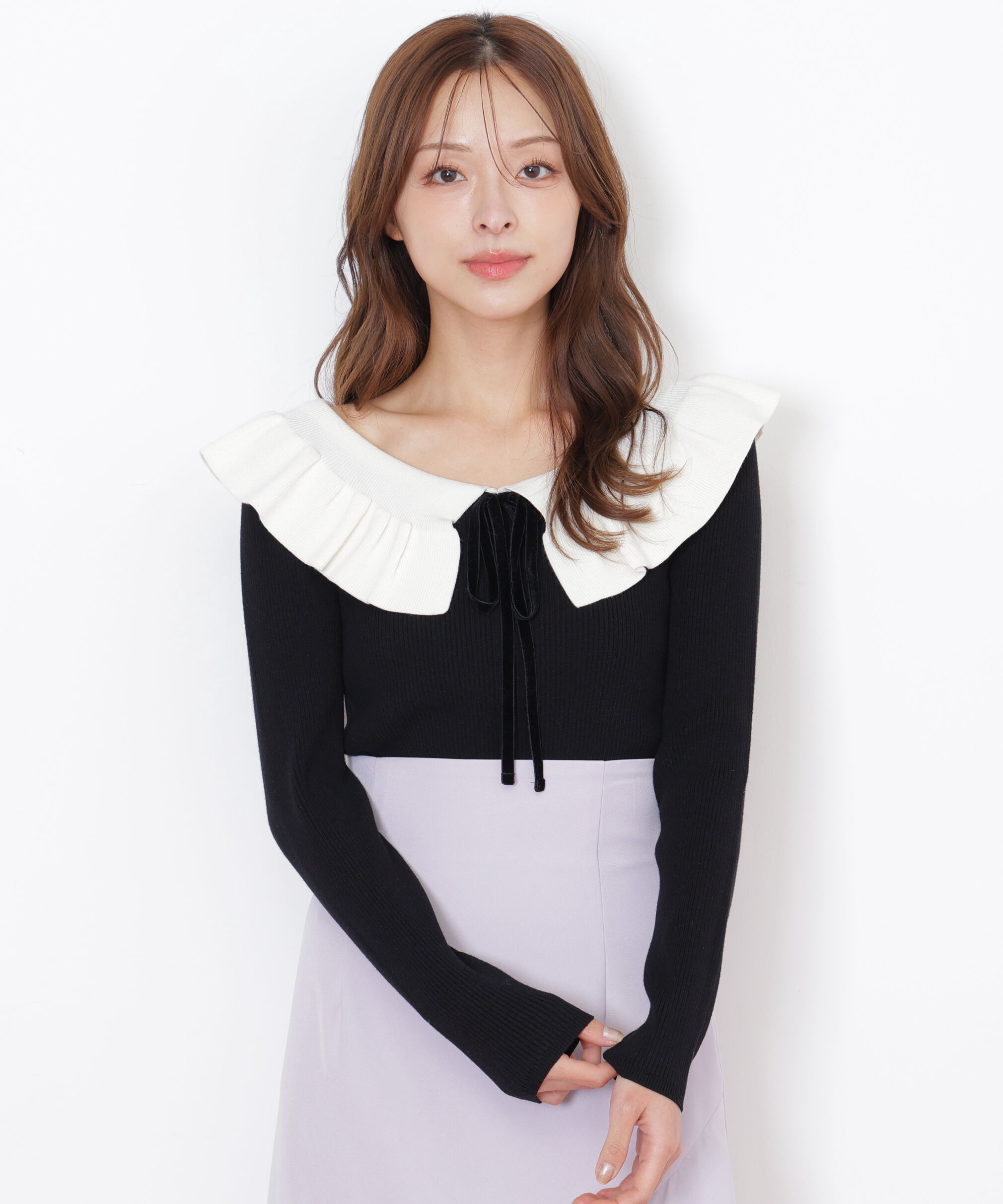  「ケープリブニット」|ニット・セーター|