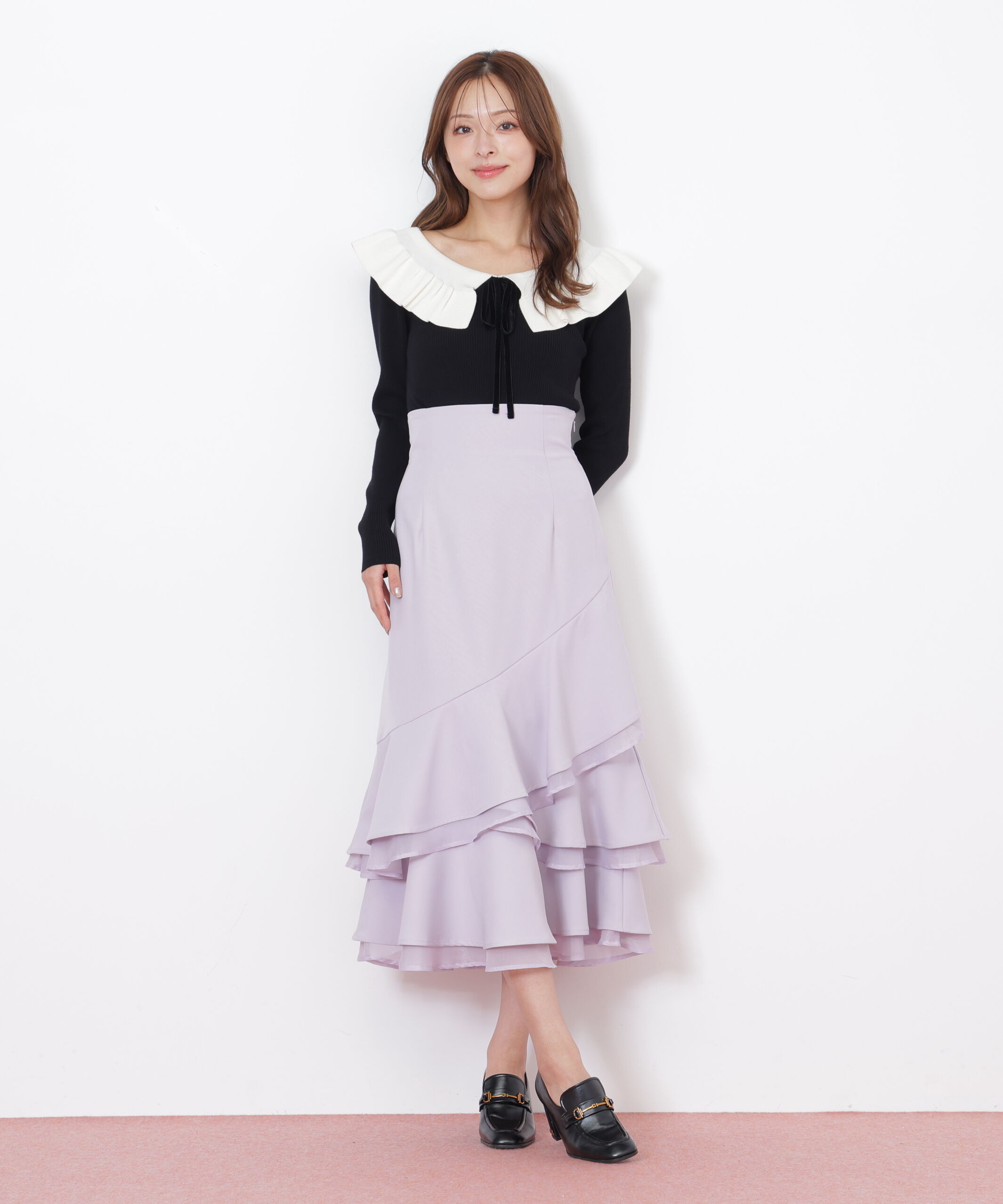  「ケープリブニット」|ニット・セーター|