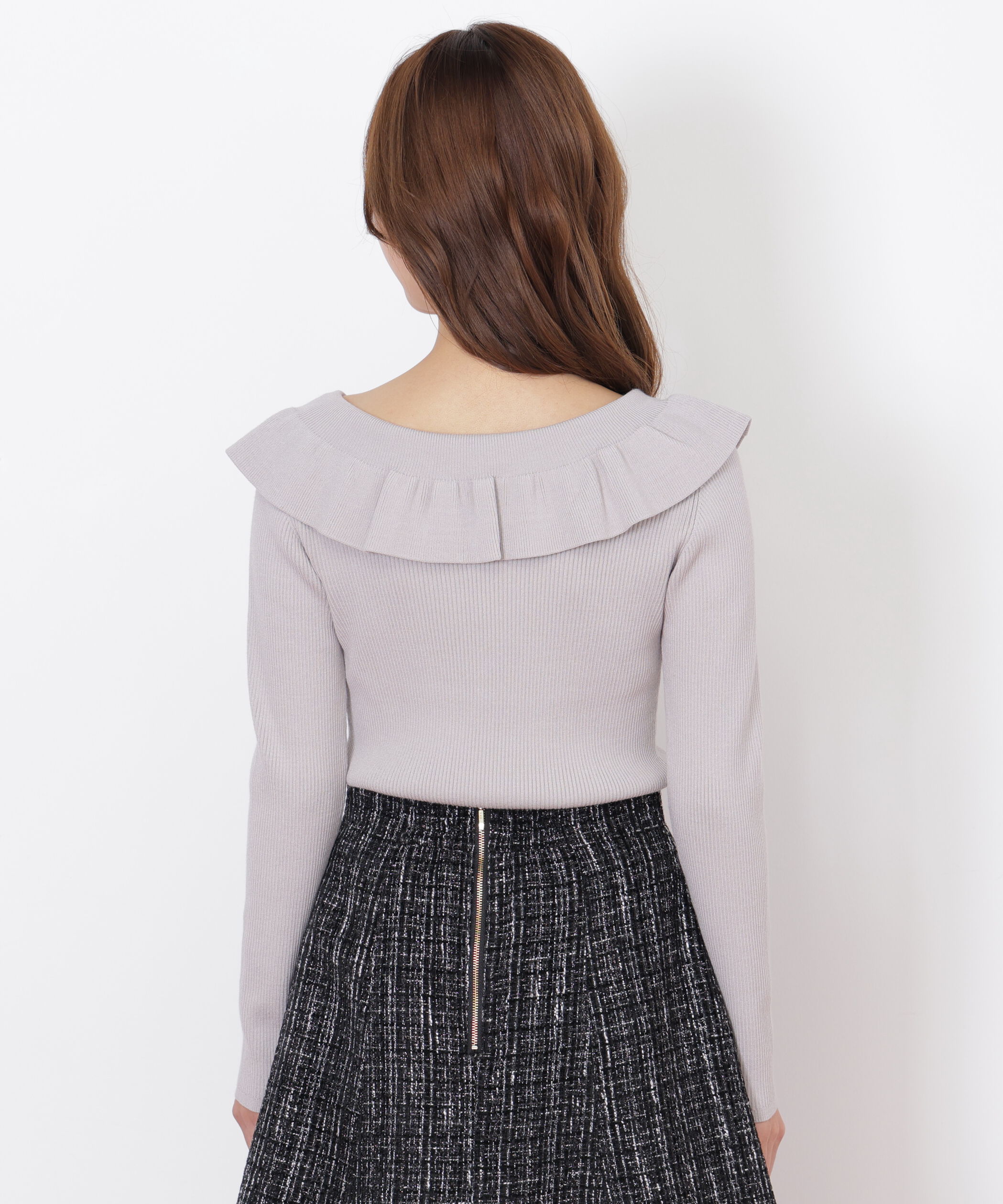  「ケープリブニット」|ニット・セーター|