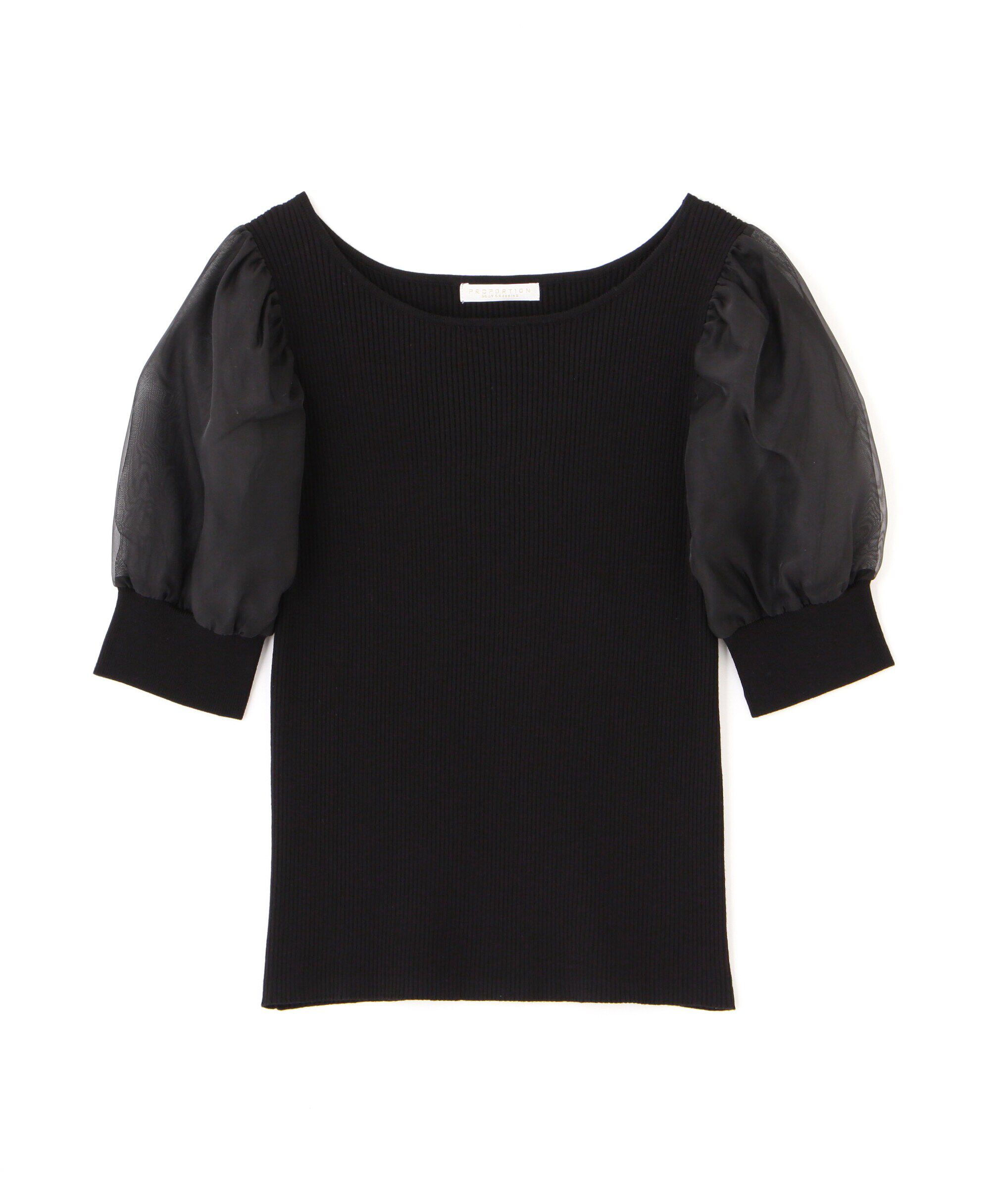 PROPORTION BODY DRESSING「シアーパフニット」|ニット・セーター|