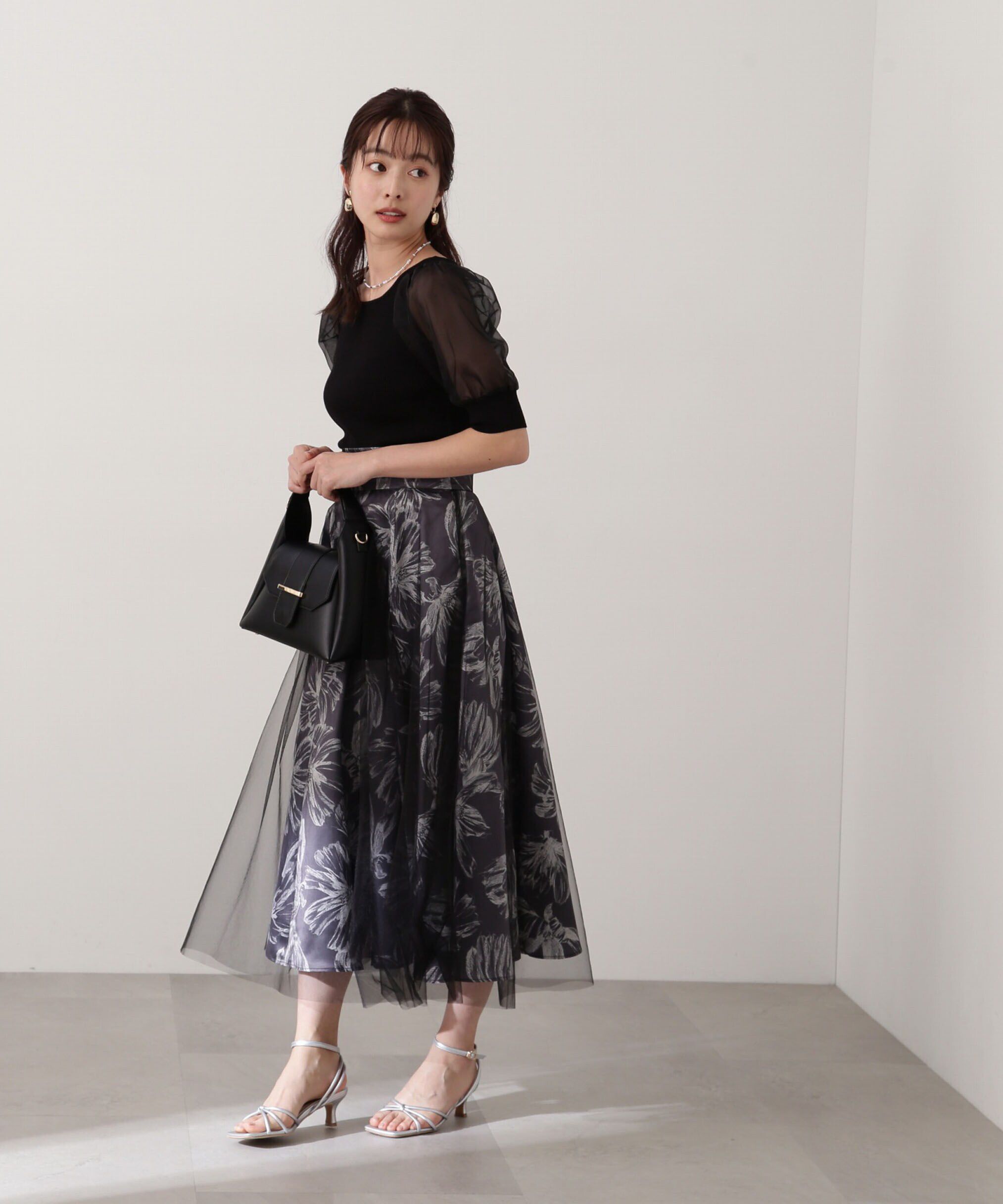 PROPORTION BODY DRESSING「シアーパフニット」|ニット・セーター|