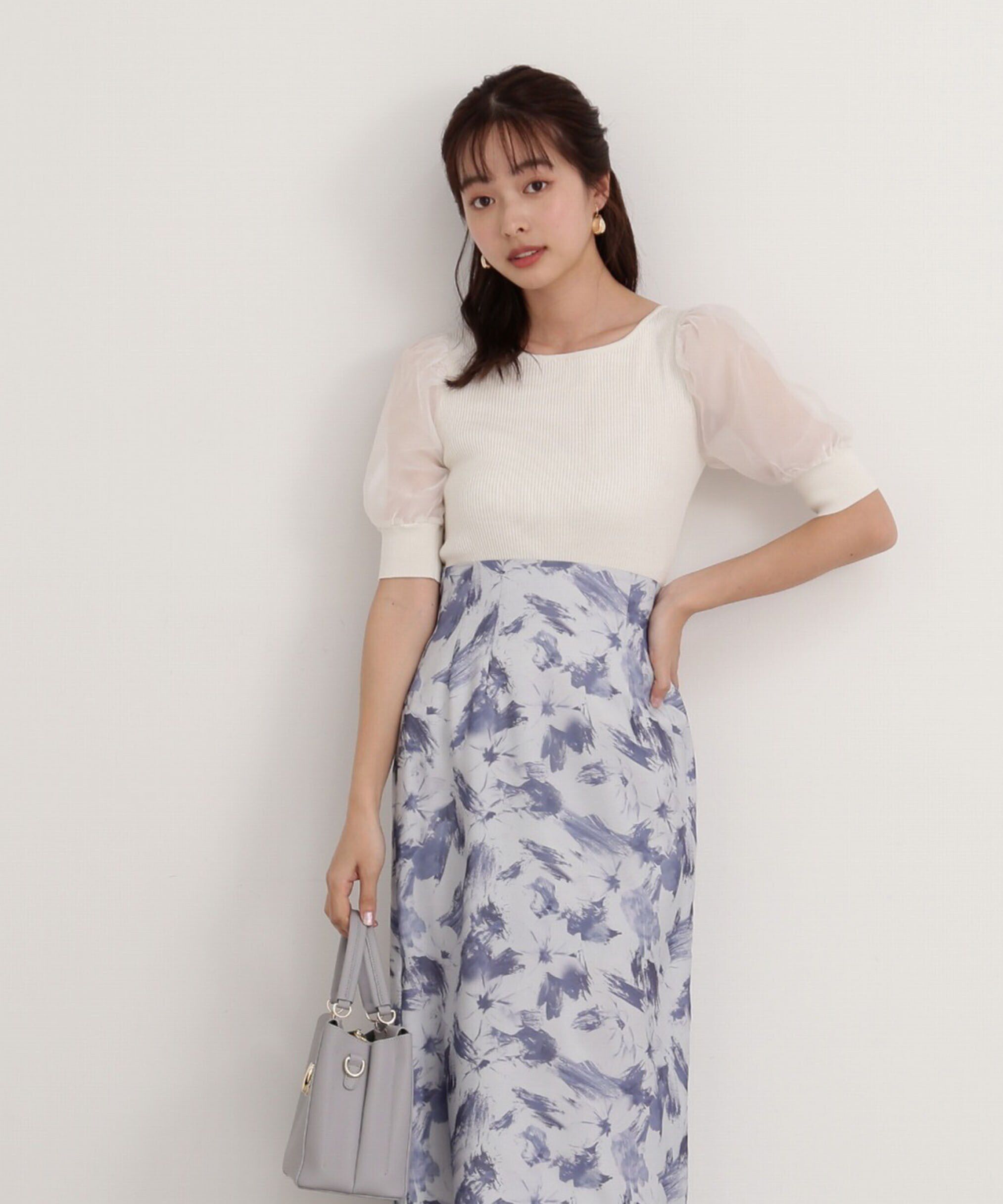 PROPORTION BODY DRESSING「シアーパフニット」|ニット・セーター|