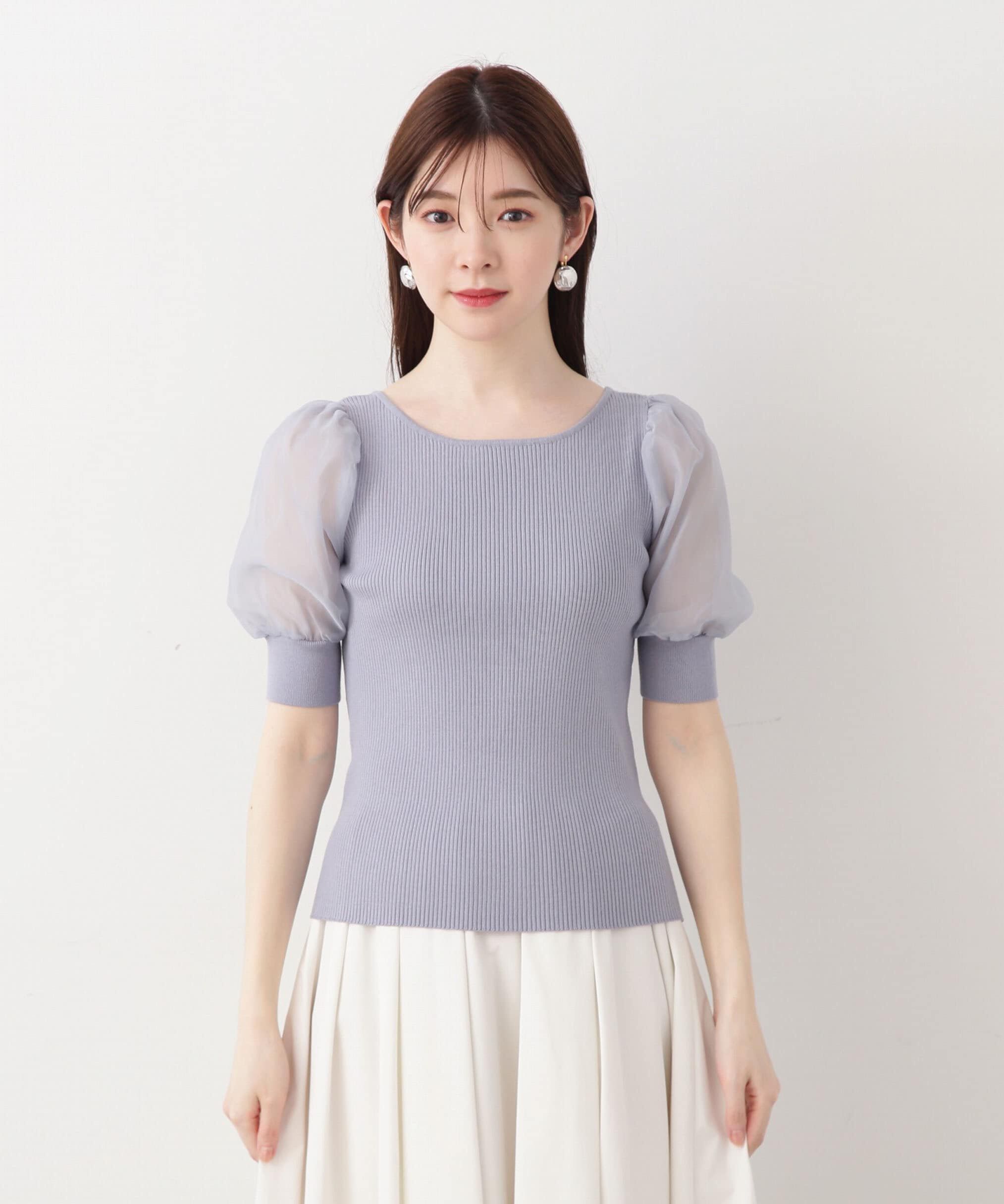 PROPORTION BODY DRESSING「シアーパフニット」|ニット・セーター|