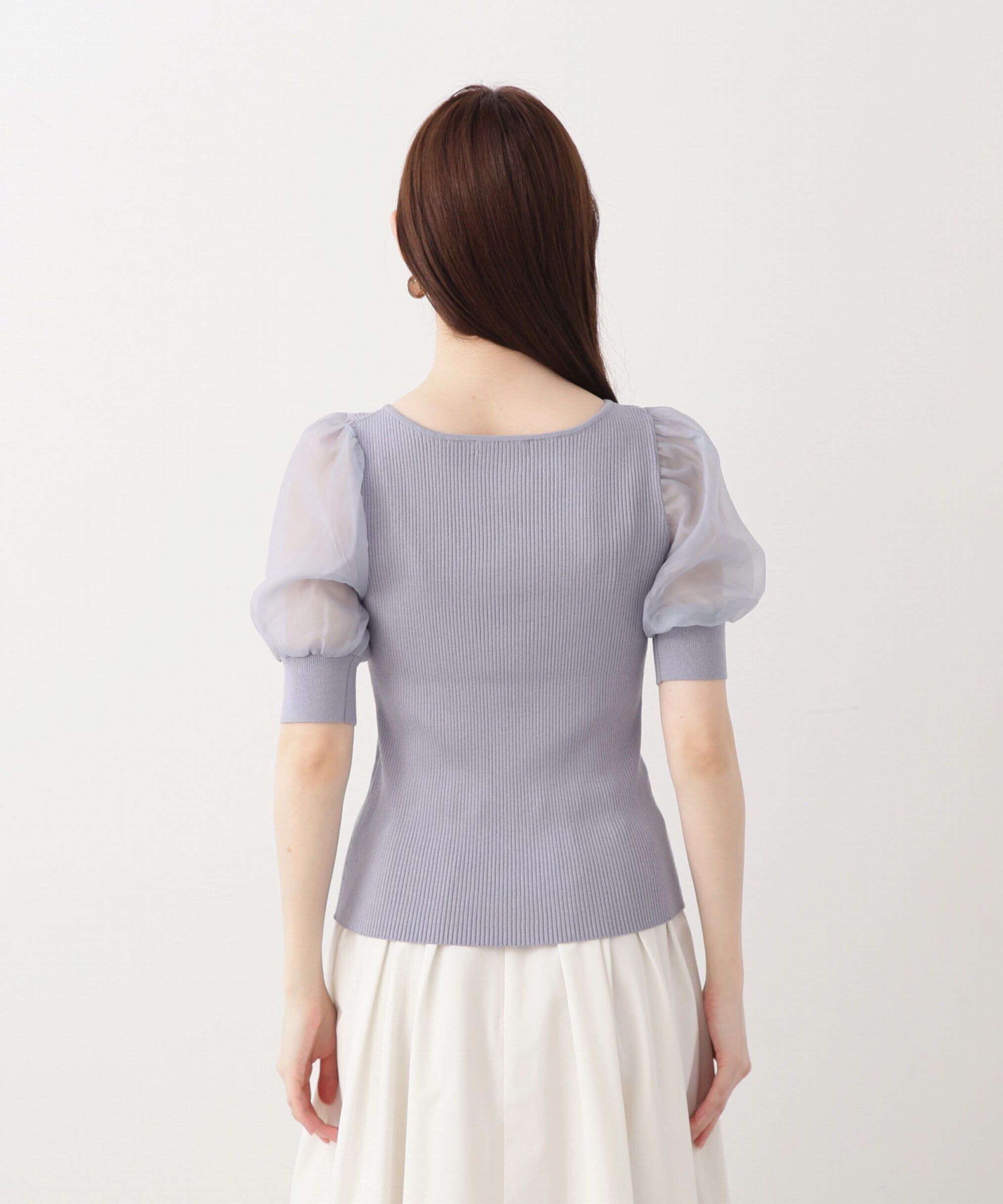 PROPORTION BODY DRESSING「シアーパフニット」|ニット・セーター|