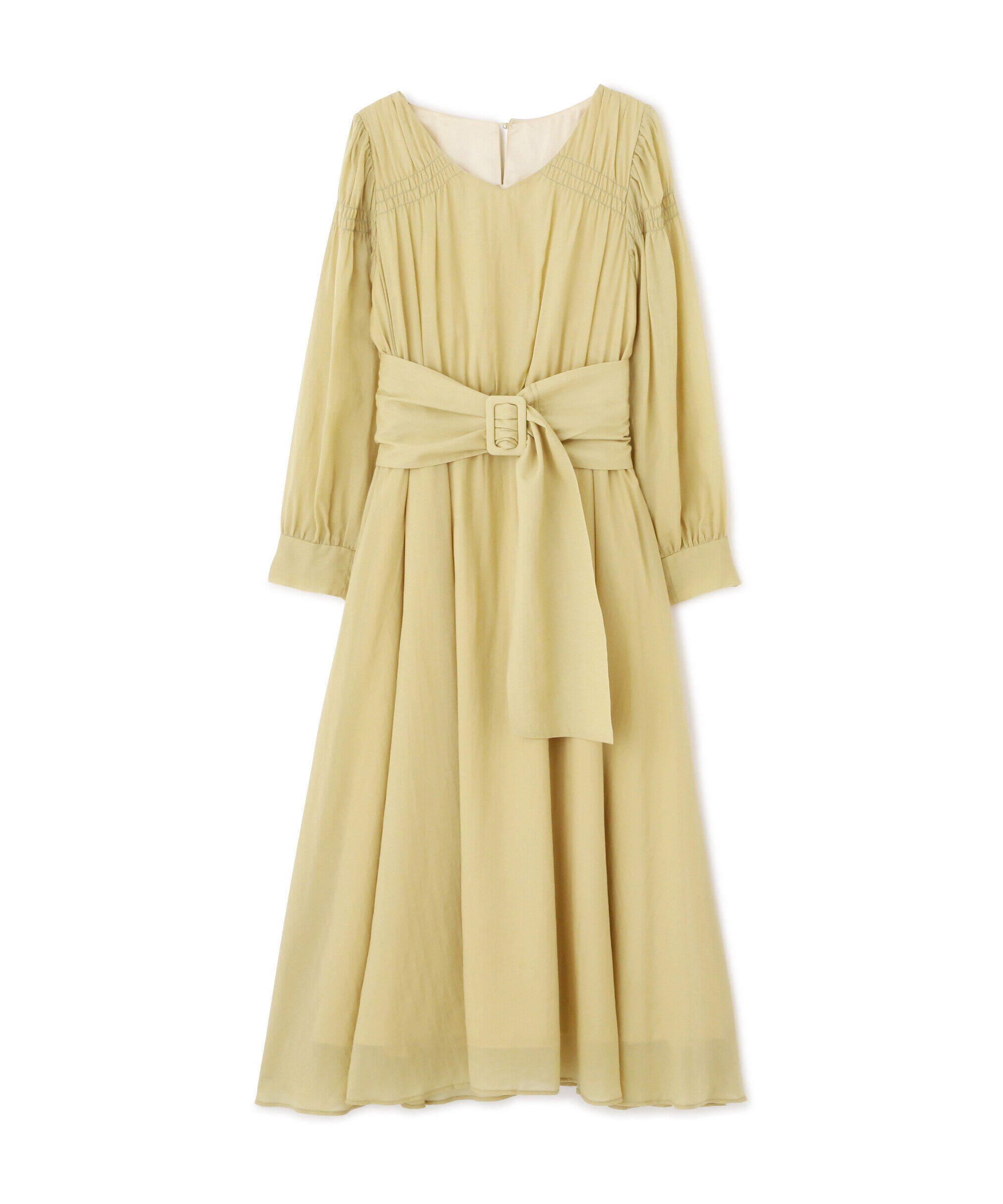 PROPORTION BODY DRESSING「肩シャーリングシアーワンピース24AW」|ワンピース|